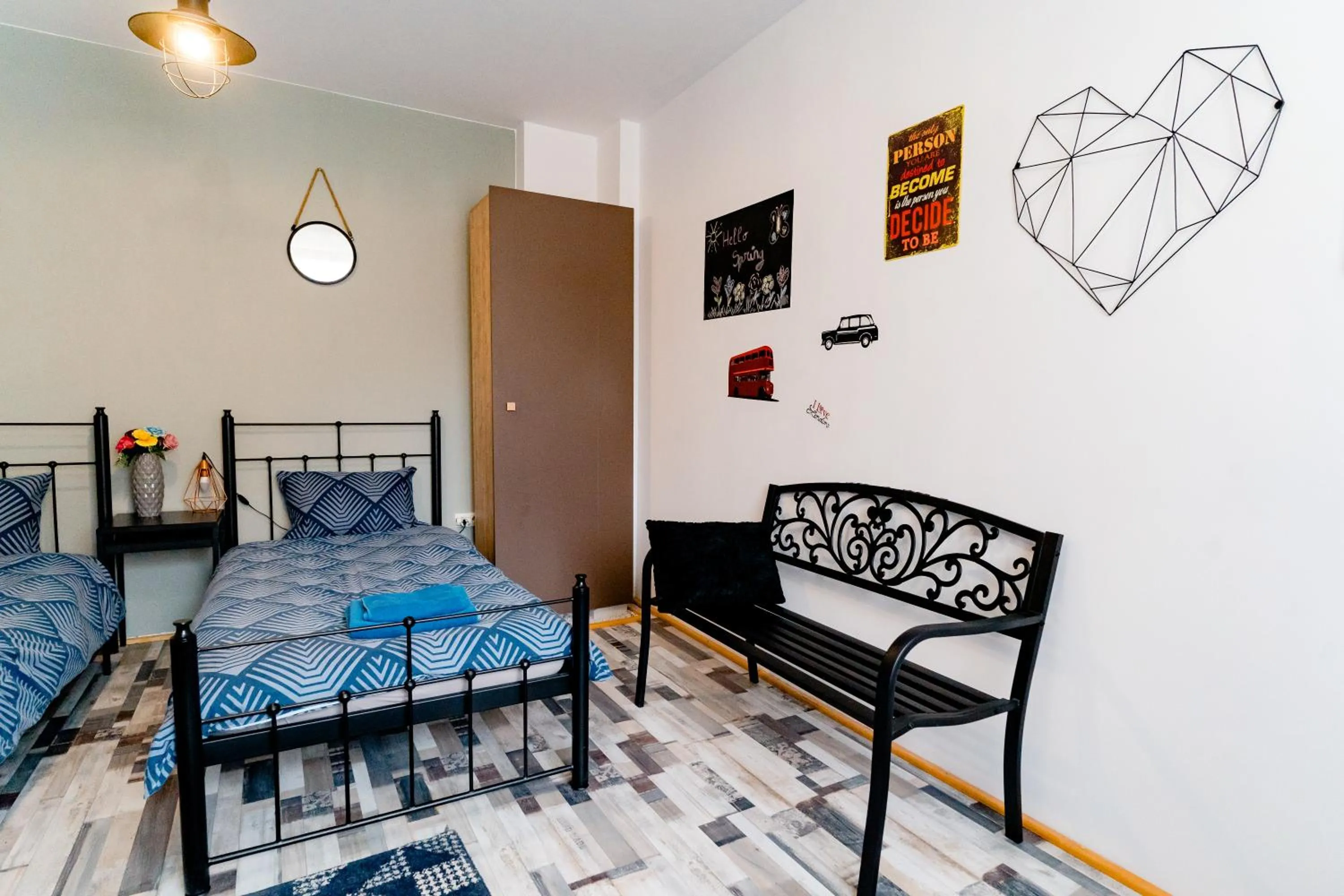 Bed in Galeria Grafit Apartments