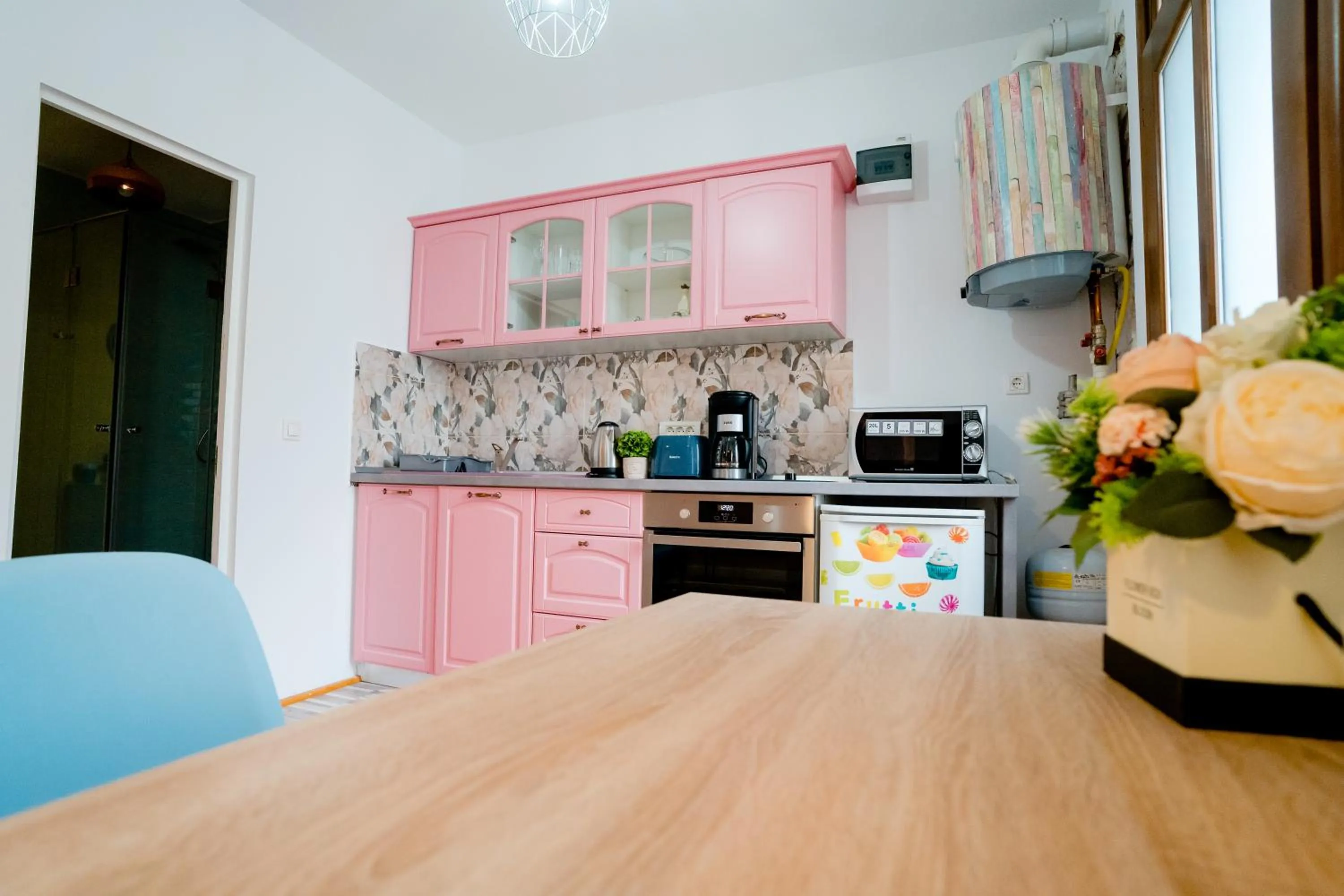 Kitchen or kitchenette in Galeria Grafit Apartments