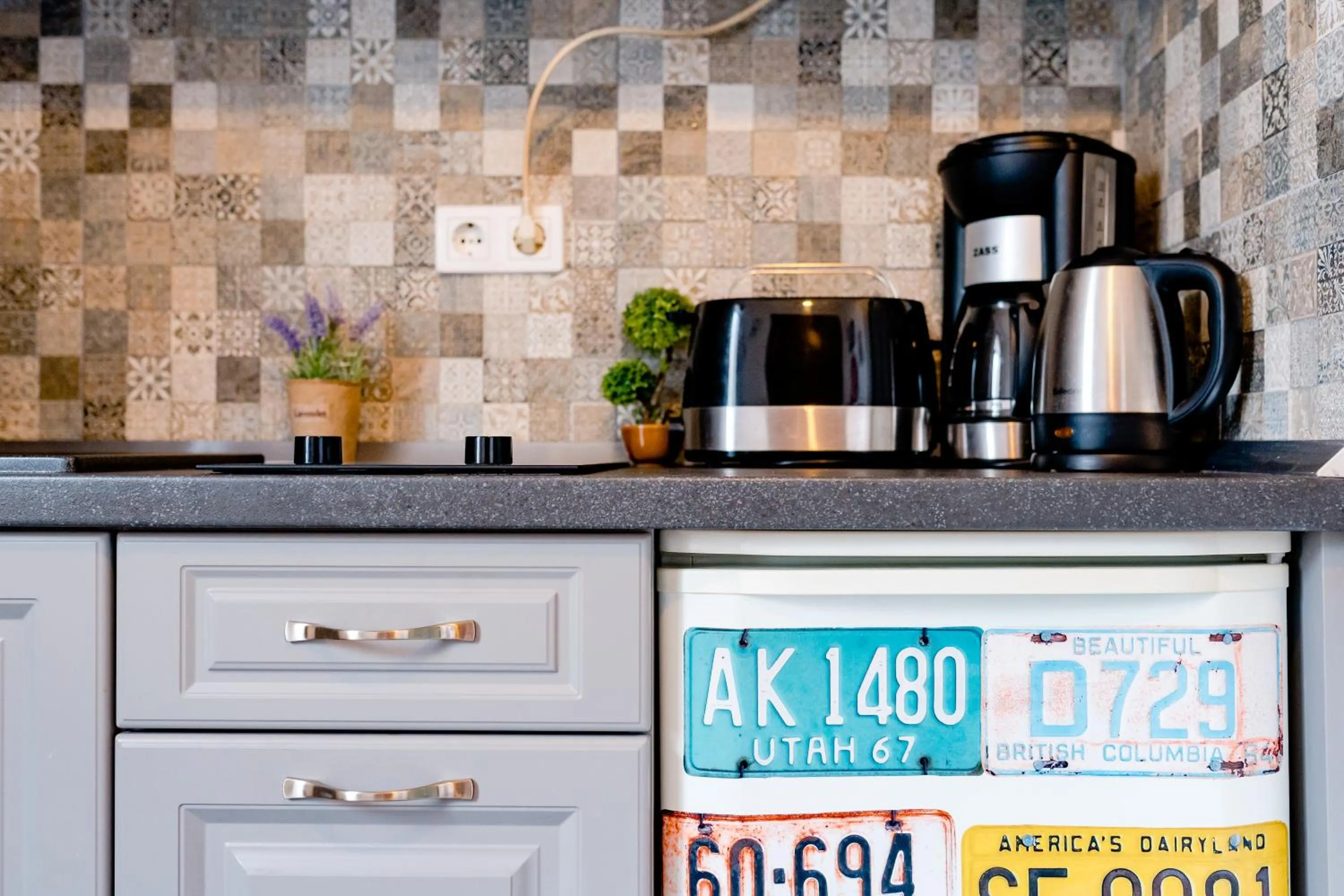 Coffee/tea facilities in Galeria Grafit Apartments