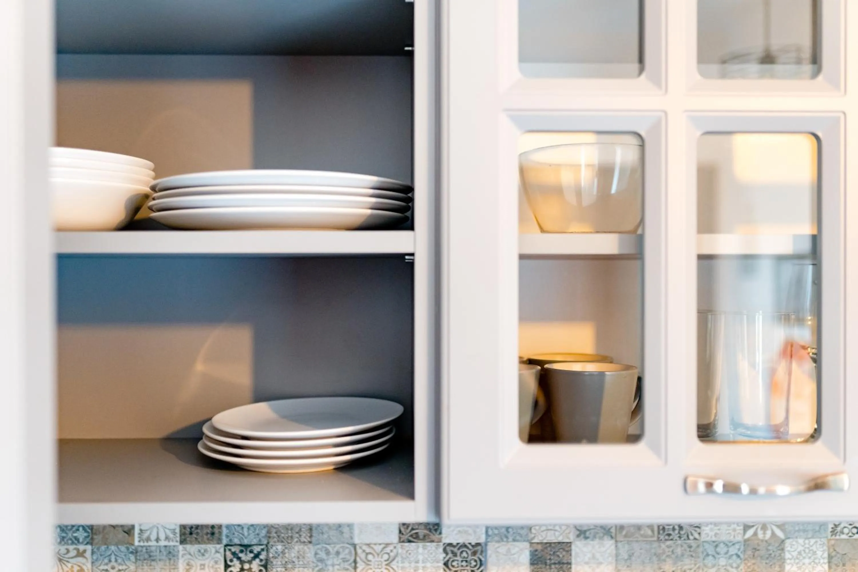 Kitchen or kitchenette in Galeria Grafit Apartments