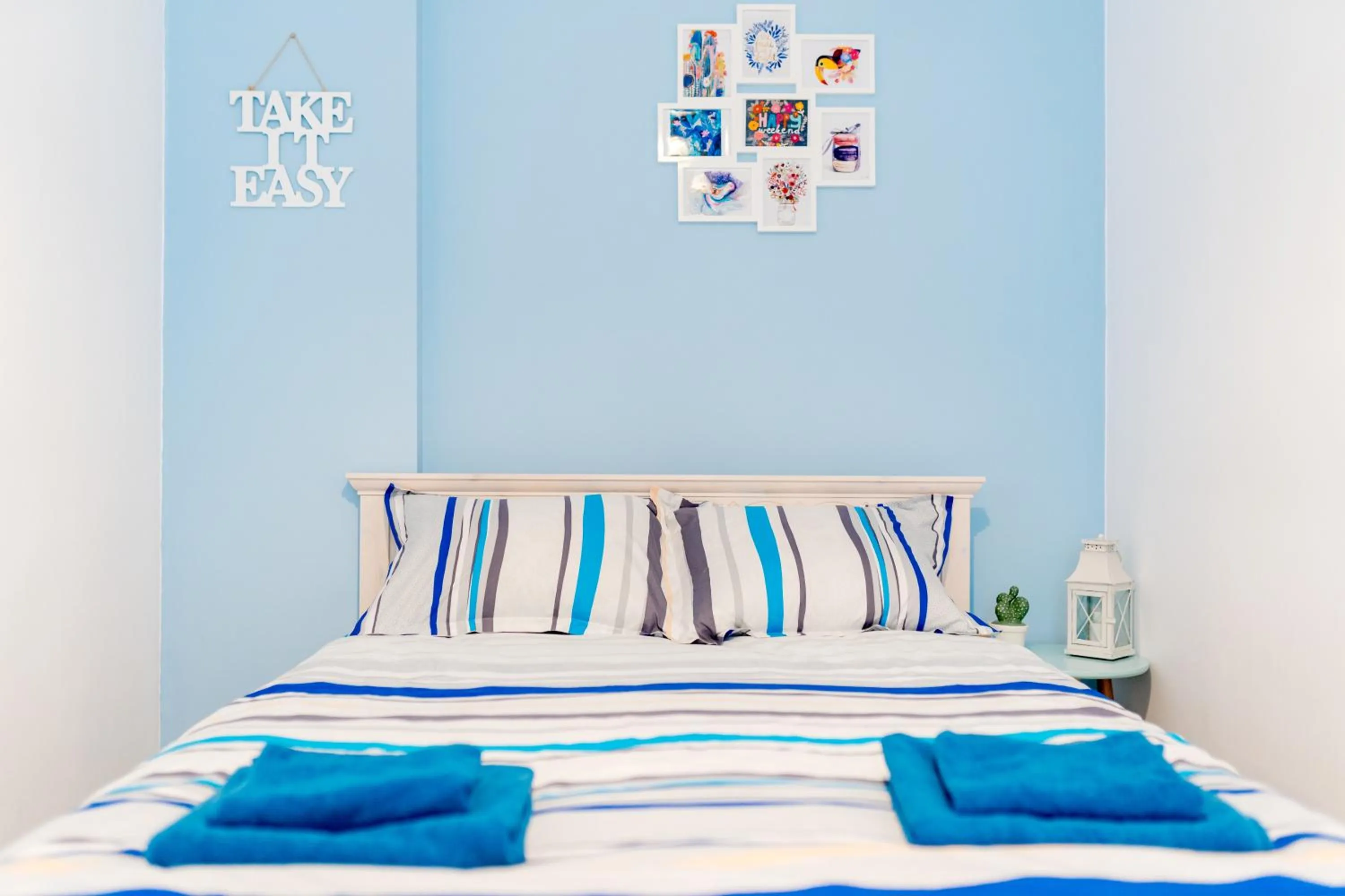 Bed in Galeria Grafit Apartments