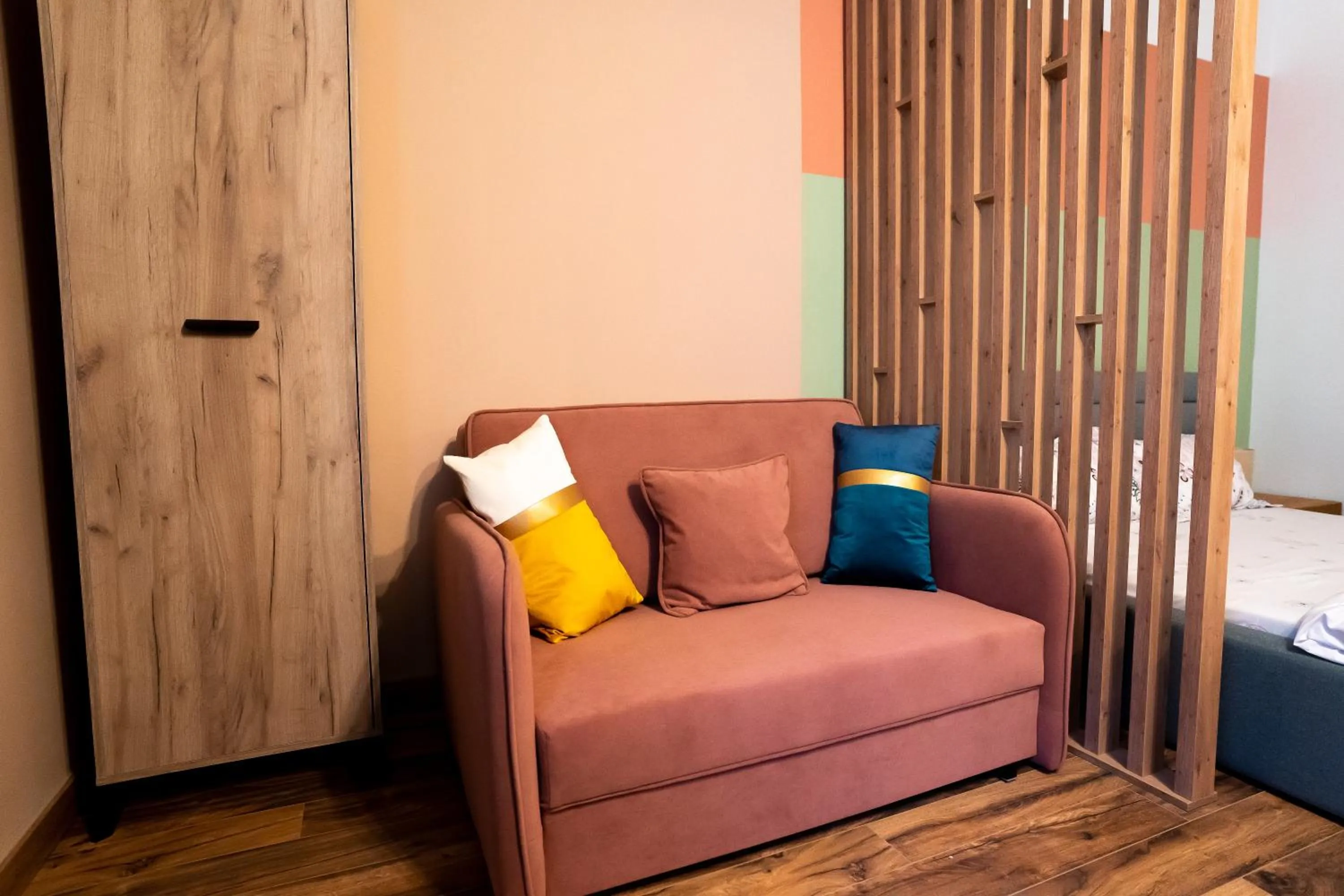 Bed in Galeria Grafit Apartments