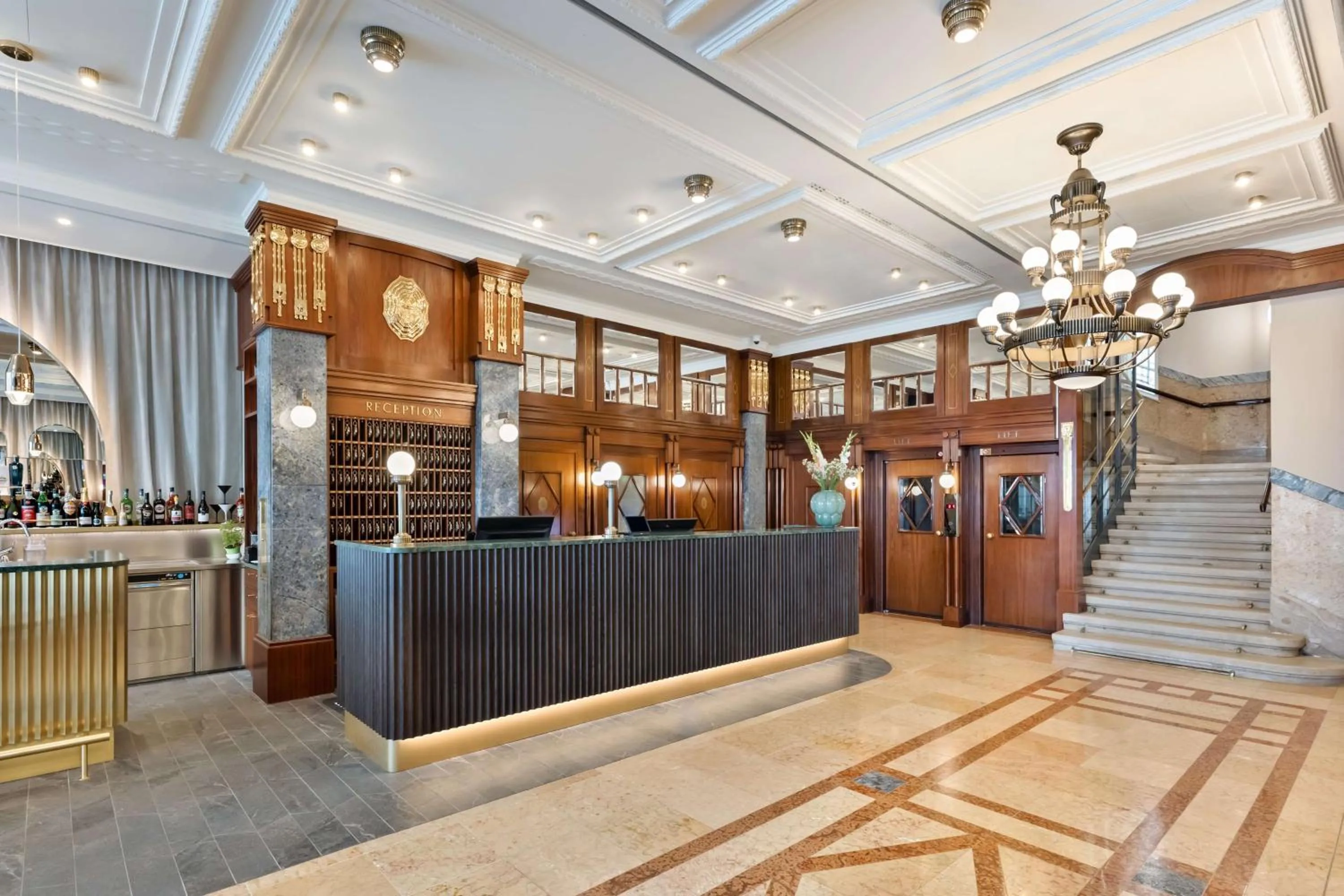 Lobby or reception in Hotel Astoria Vienna, Curio Collection by Hilton