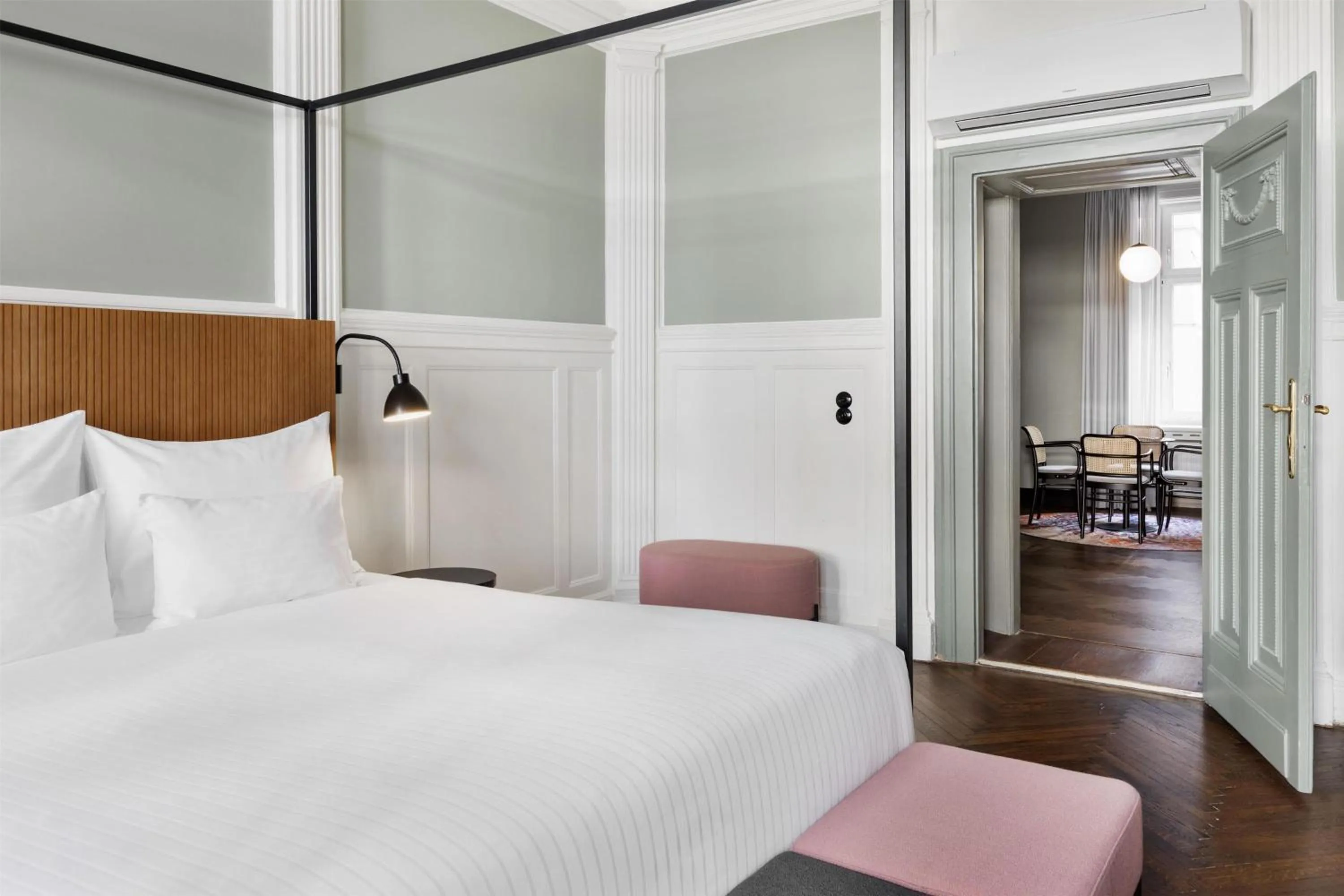 Bed in Hotel Astoria Vienna, Curio Collection by Hilton