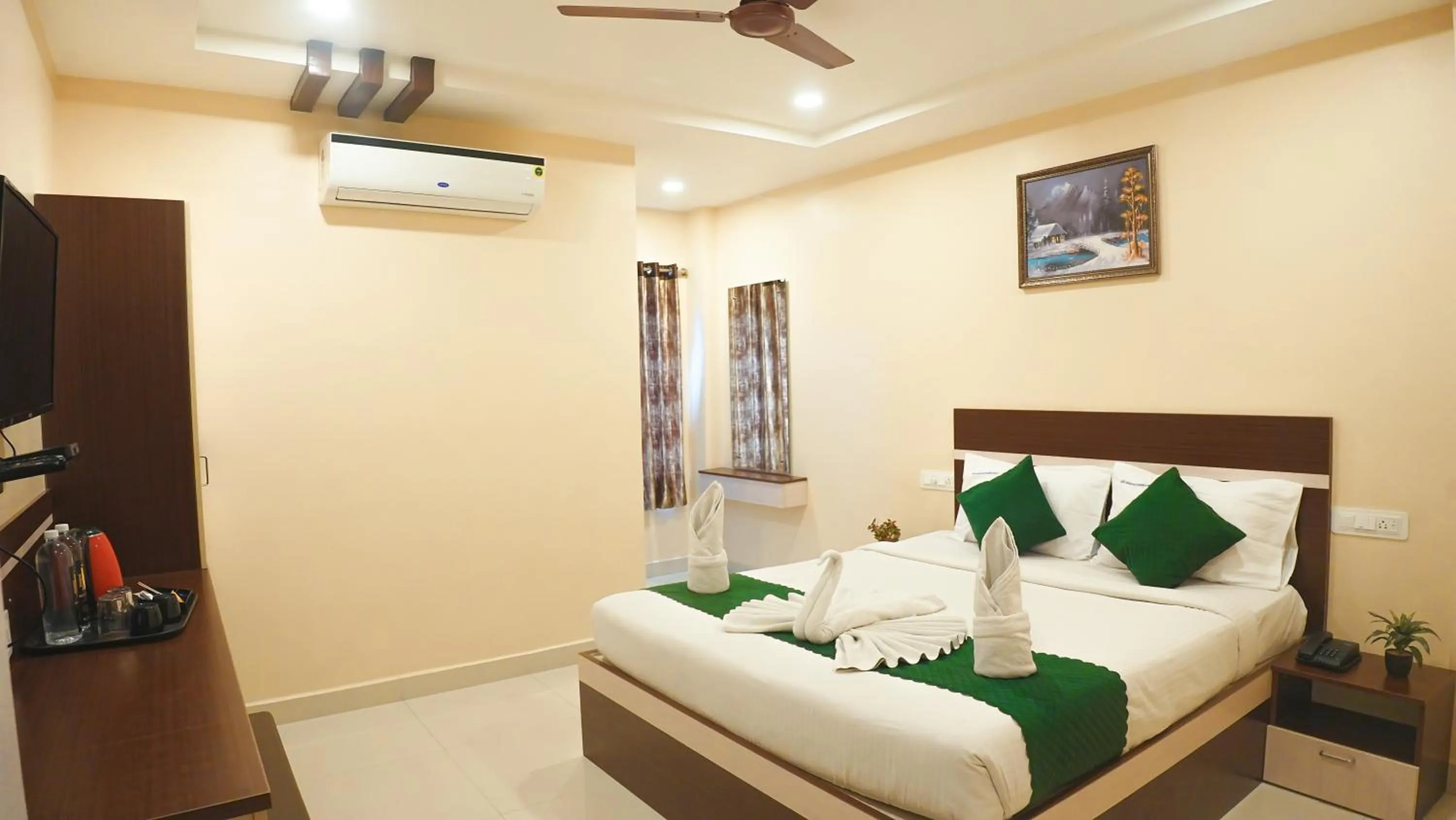 Bed in Hotel Mountview Comforts