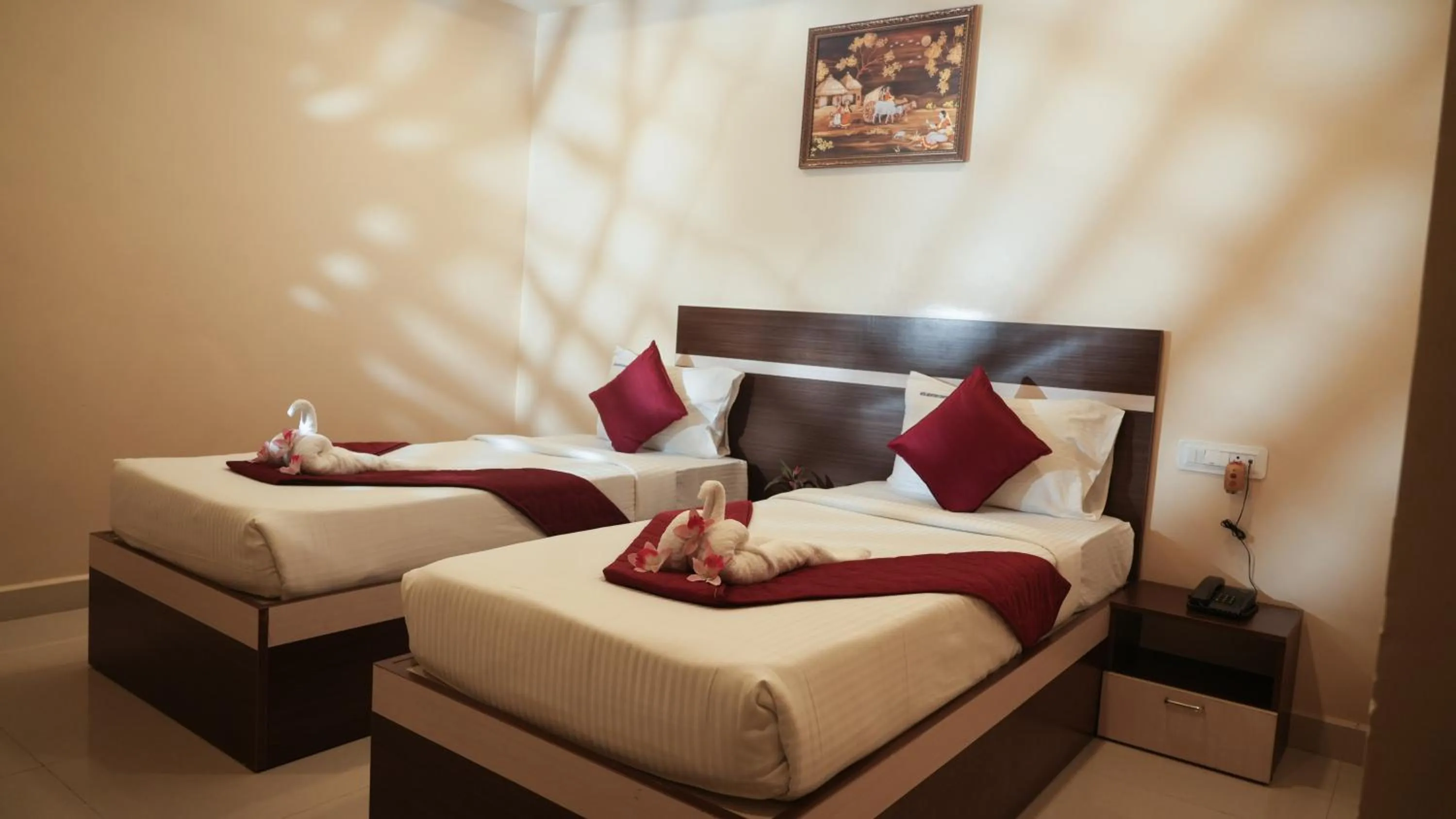 Bed in Hotel Mountview Comforts