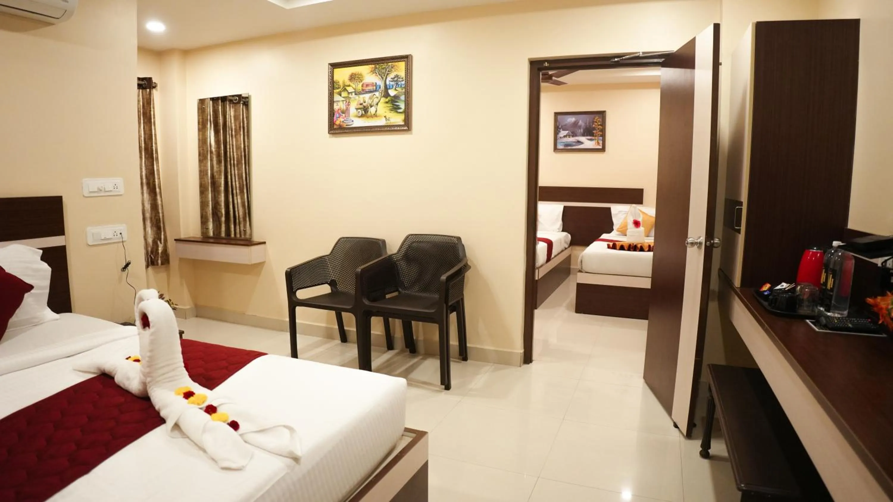 Bed in Hotel Mountview Comforts