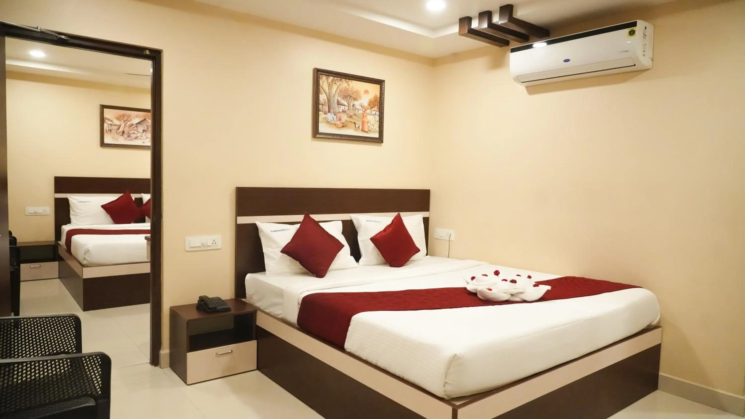 Bed in Hotel Mountview Comforts