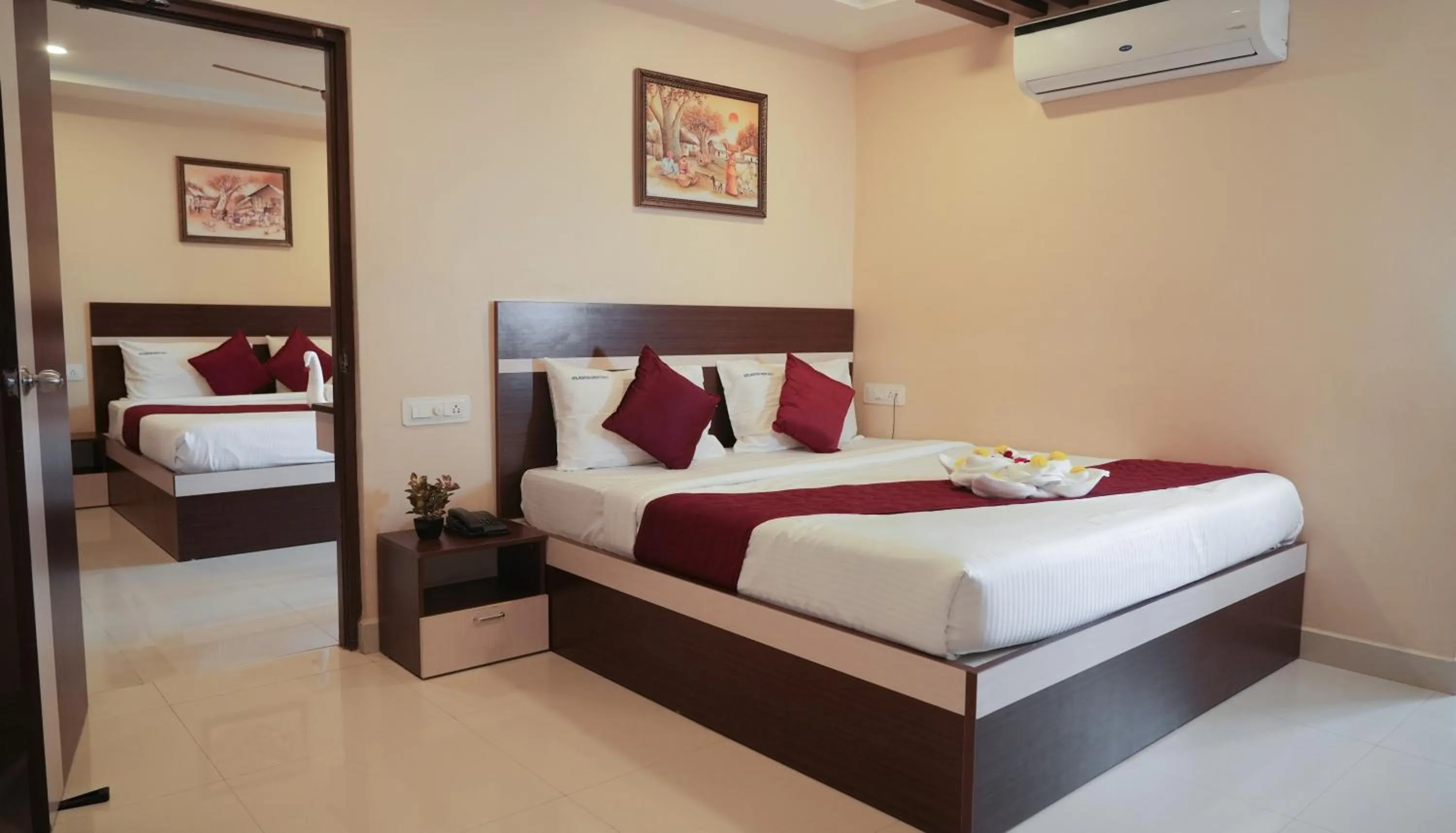 Bed in Hotel Mountview Comforts