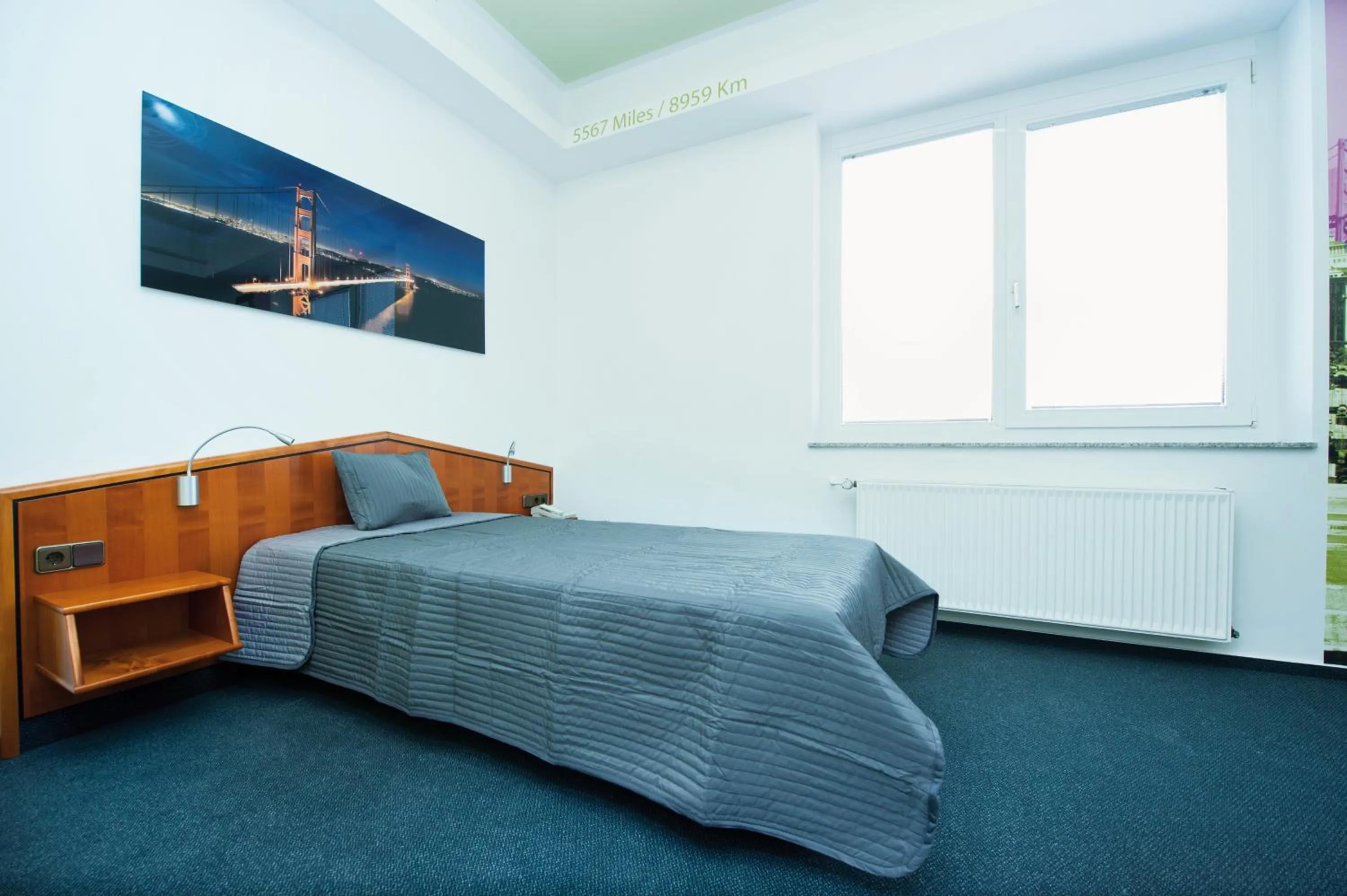 Photo of the whole room, Bed in Hotel Weitblick Bielefeld