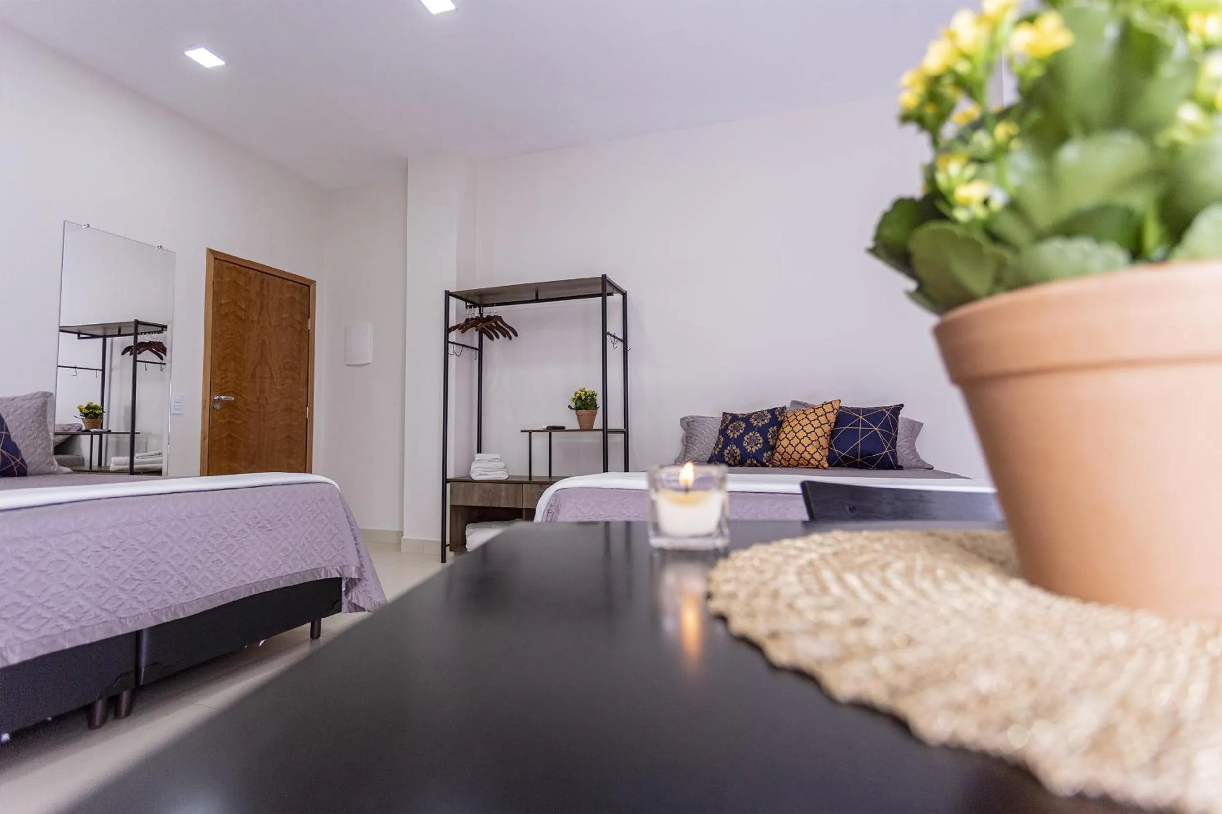 Decorative detail, Bed in Hotel Amsterdam Suítes