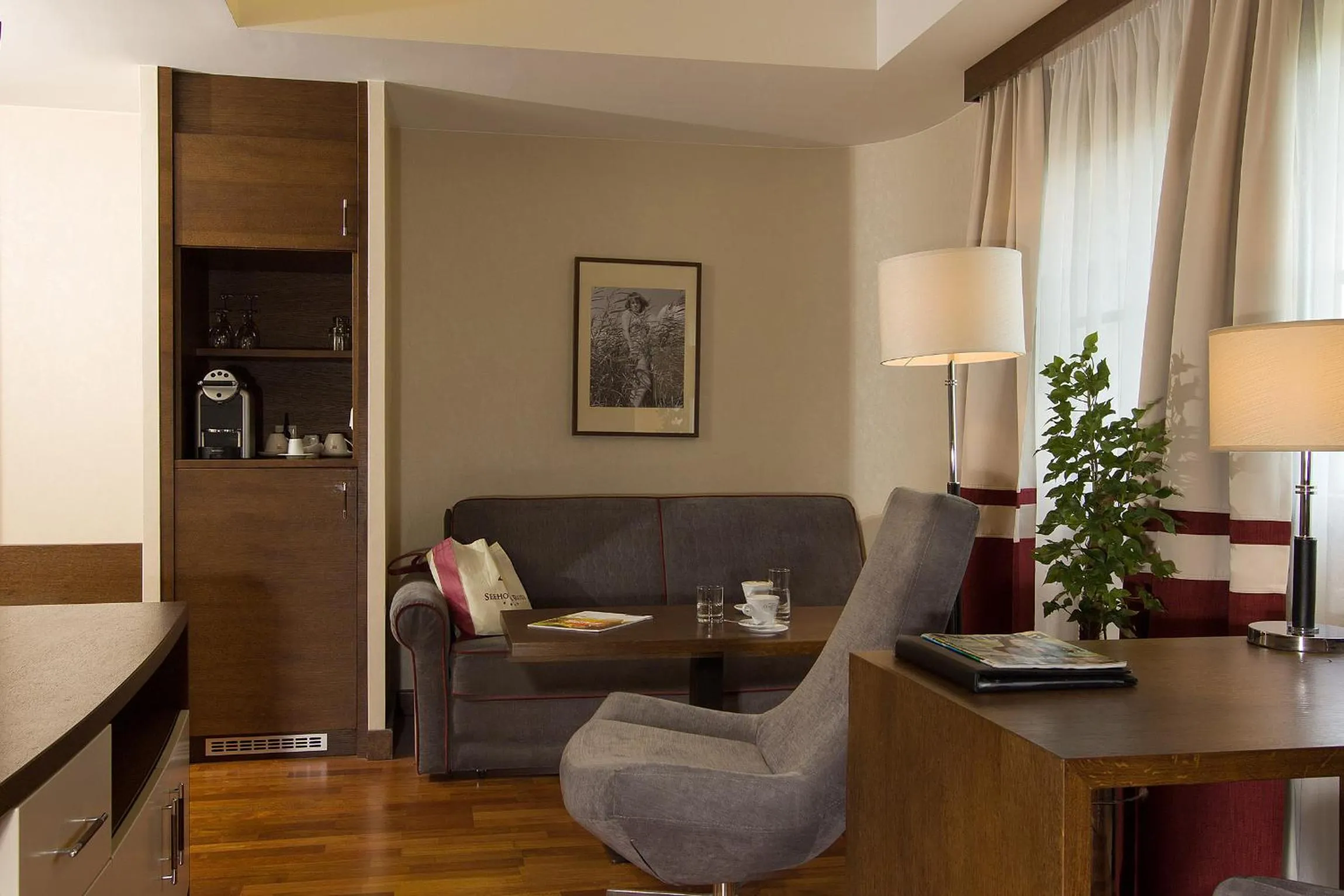 Seating area in Seehotel Rust