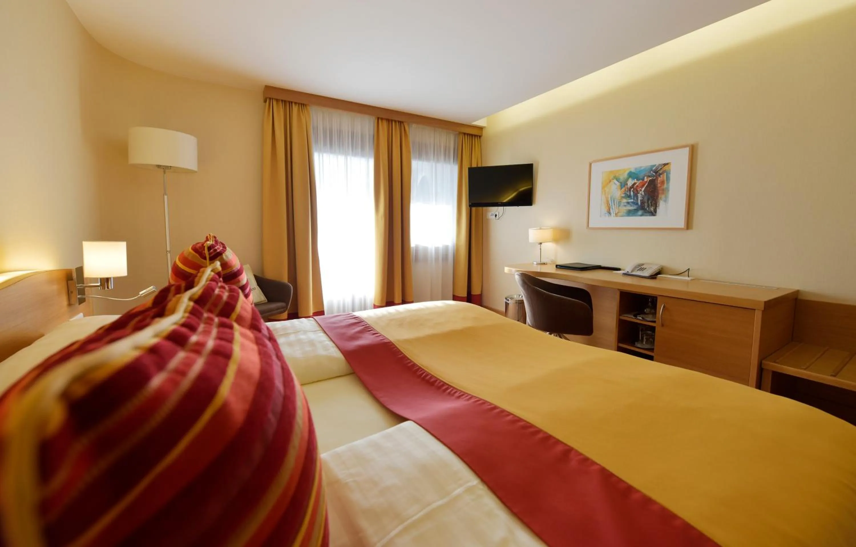 TV and multimedia, Bed in Seehotel Rust