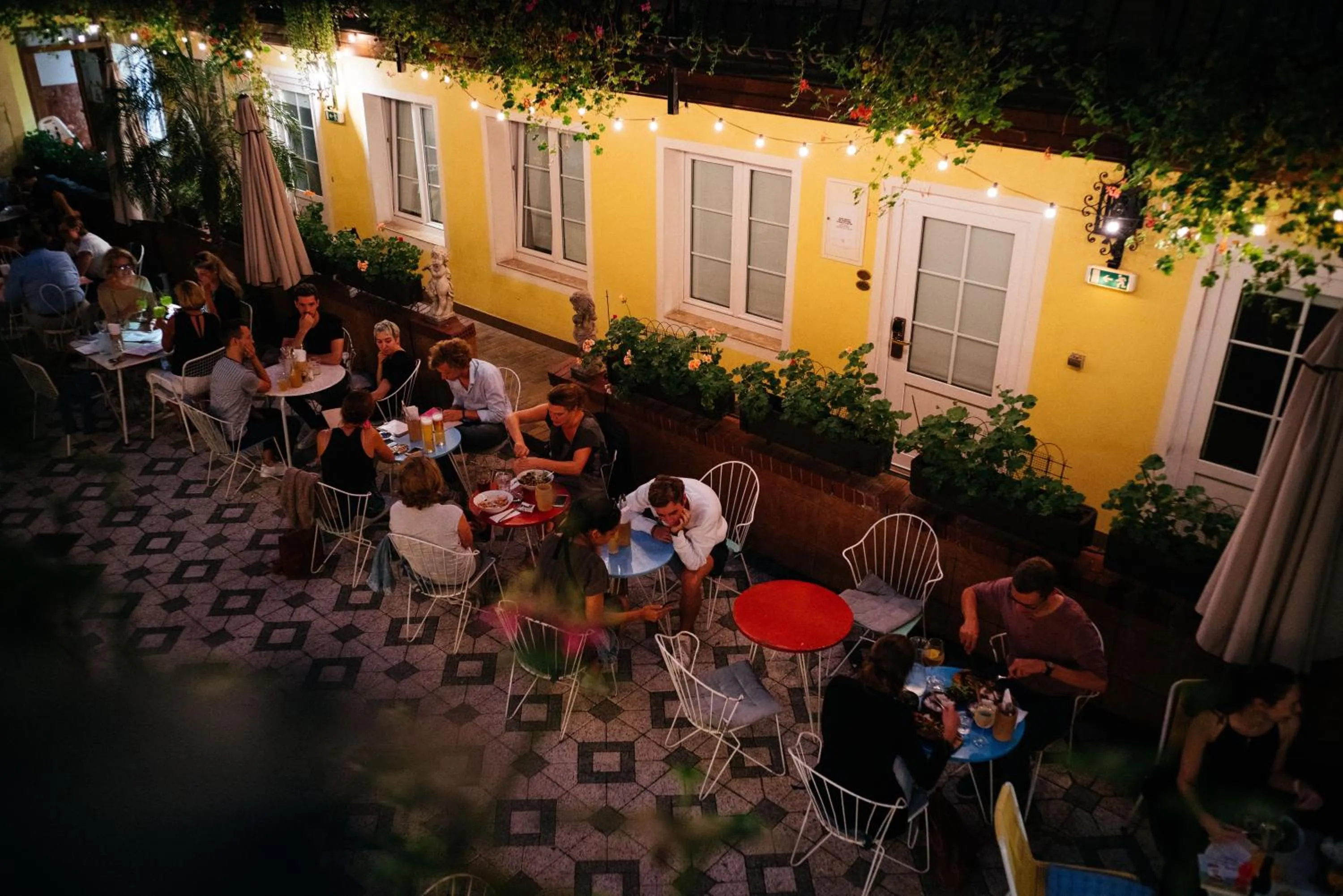 Patio in Hotel Am Brillantengrund