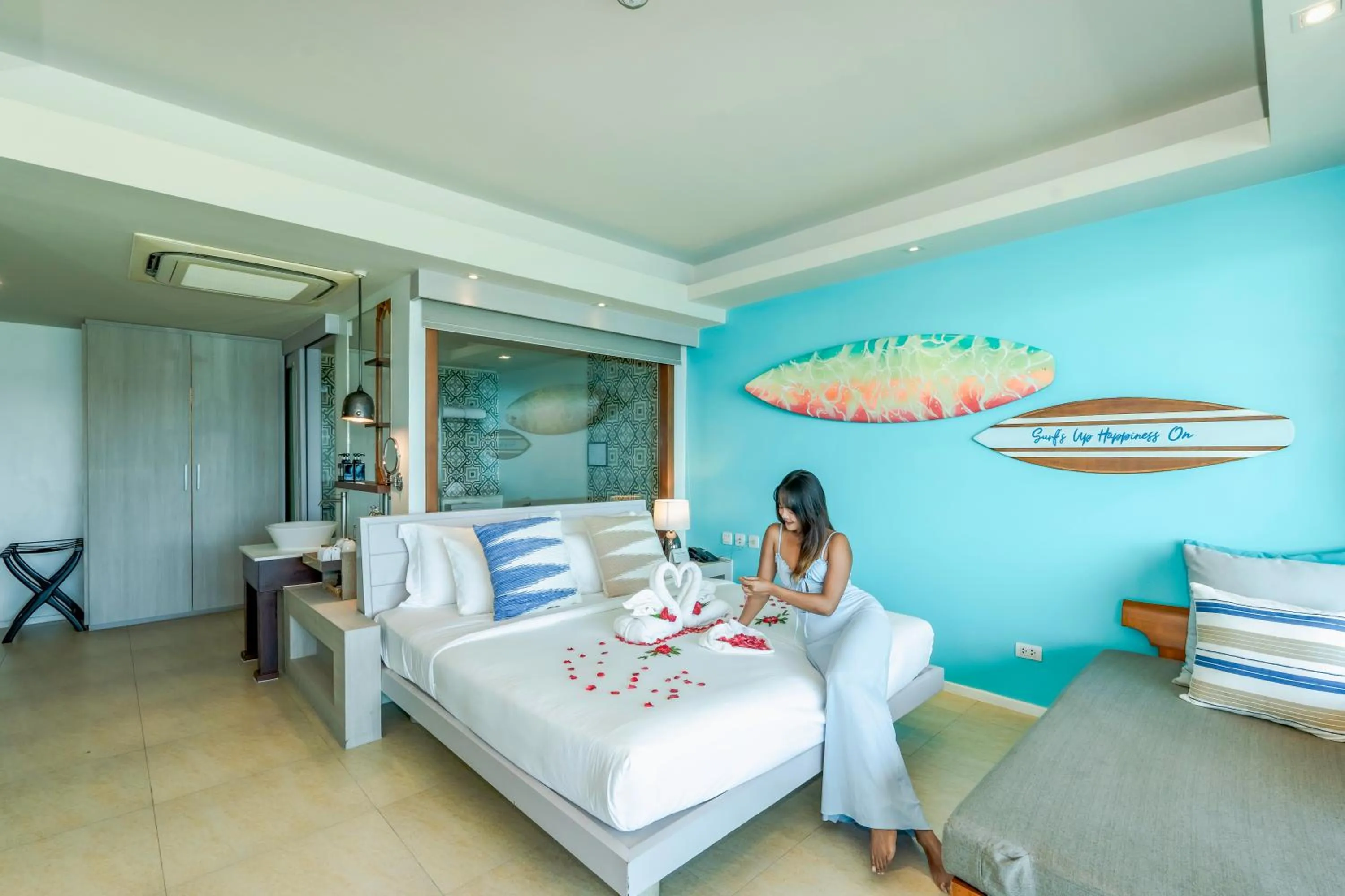 Bed in Zenmaya Oceanfront Phuket, Trademark Collection by Wyndham