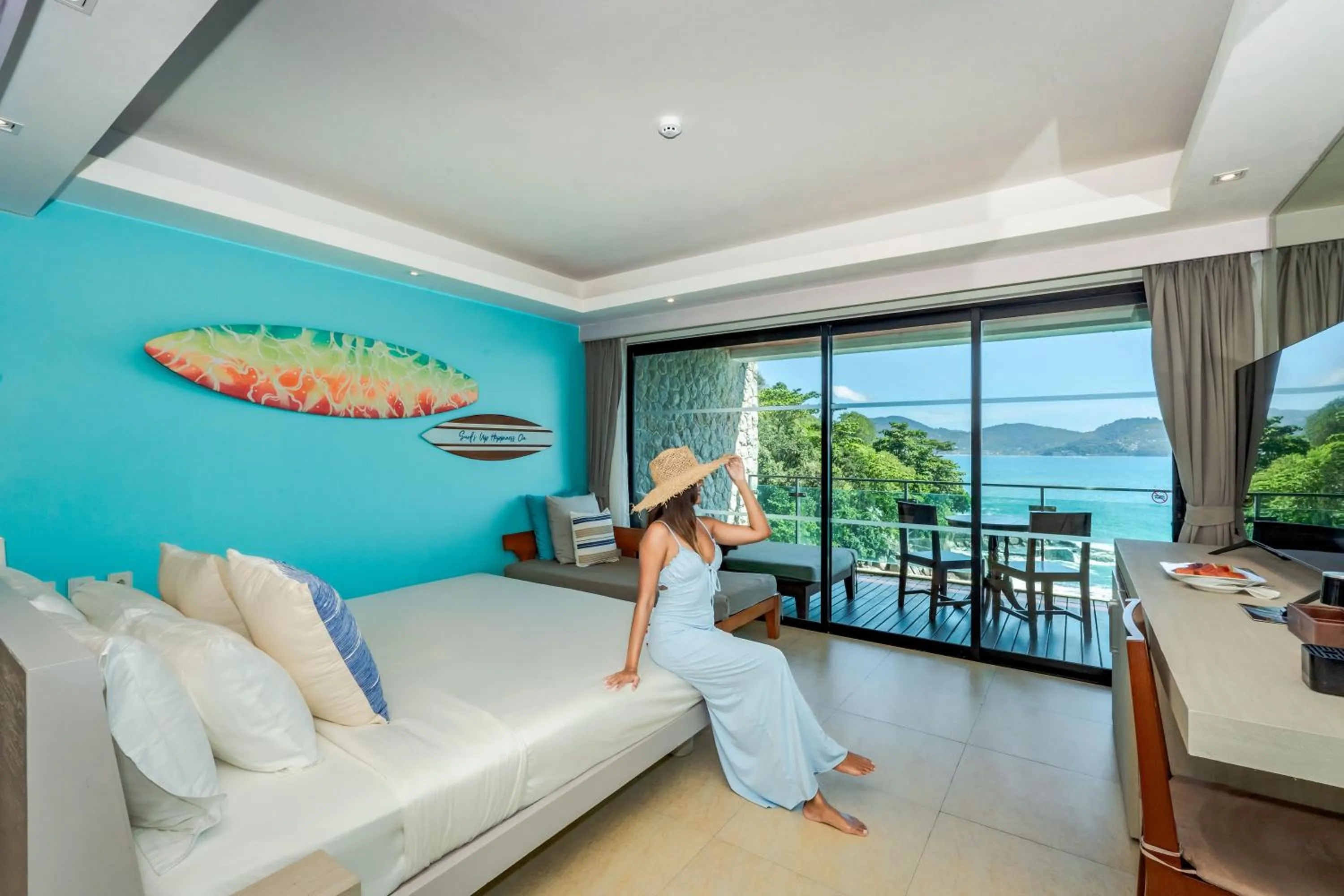 Bedroom, Bed in Zenmaya Oceanfront Phuket, Trademark Collection by Wyndham