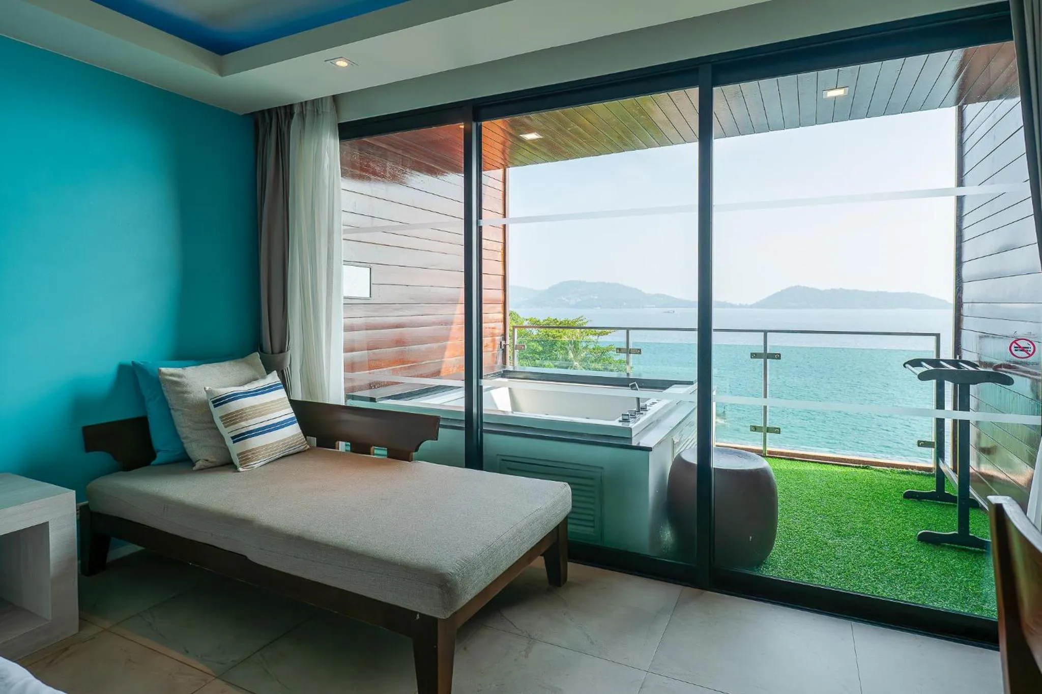 Sea view, Bed in Zenmaya Oceanfront Phuket, Trademark Collection by Wyndham