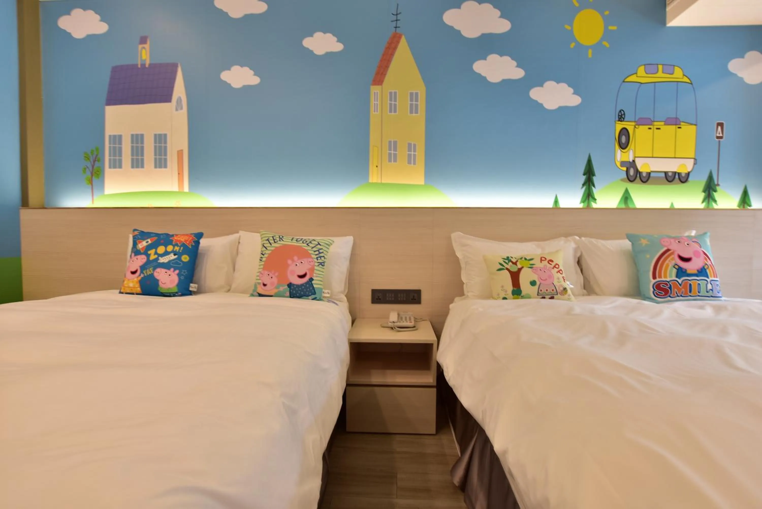 Bed in Muen Yuan Dong Hot Spring Hotel