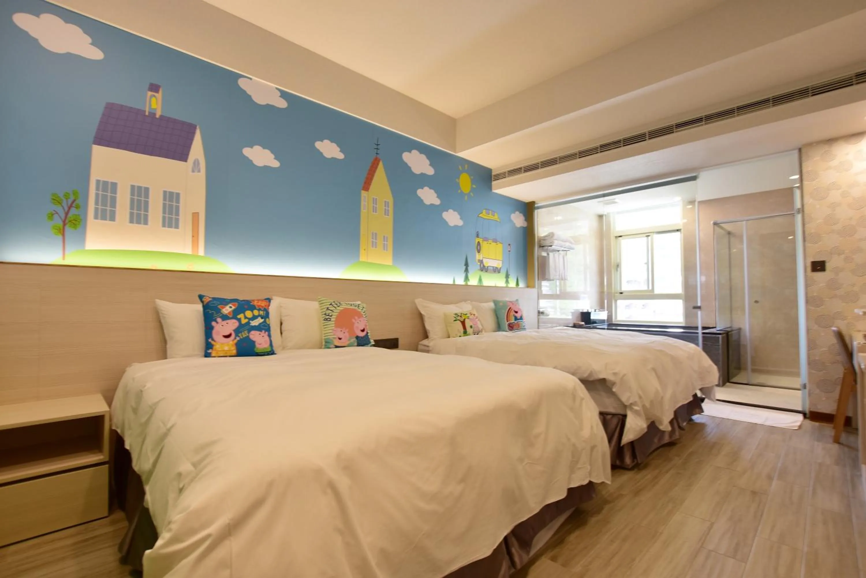 Bed in Muen Yuan Dong Hot Spring Hotel