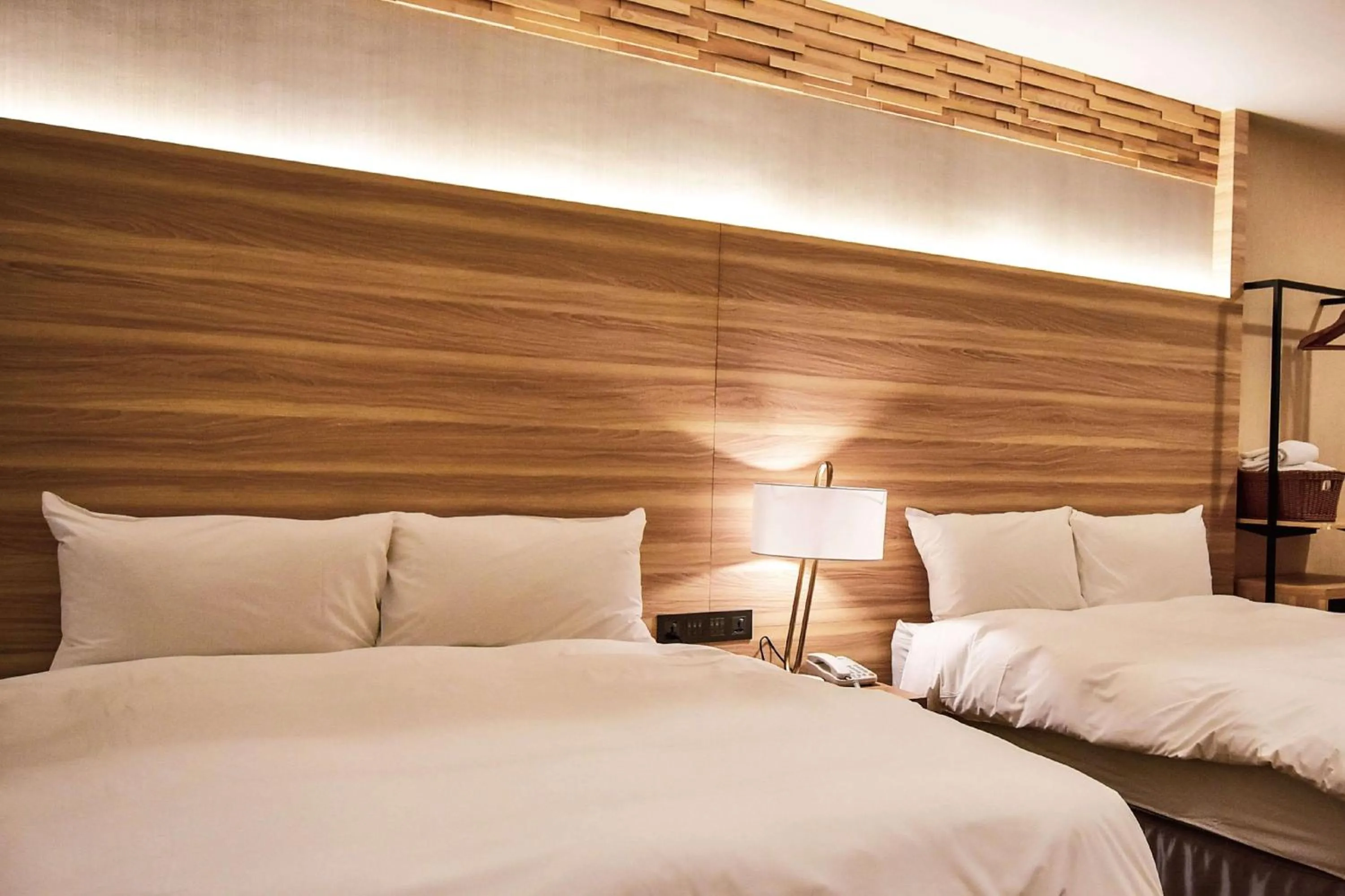 Bed in Muen Yuan Dong Hot Spring Hotel