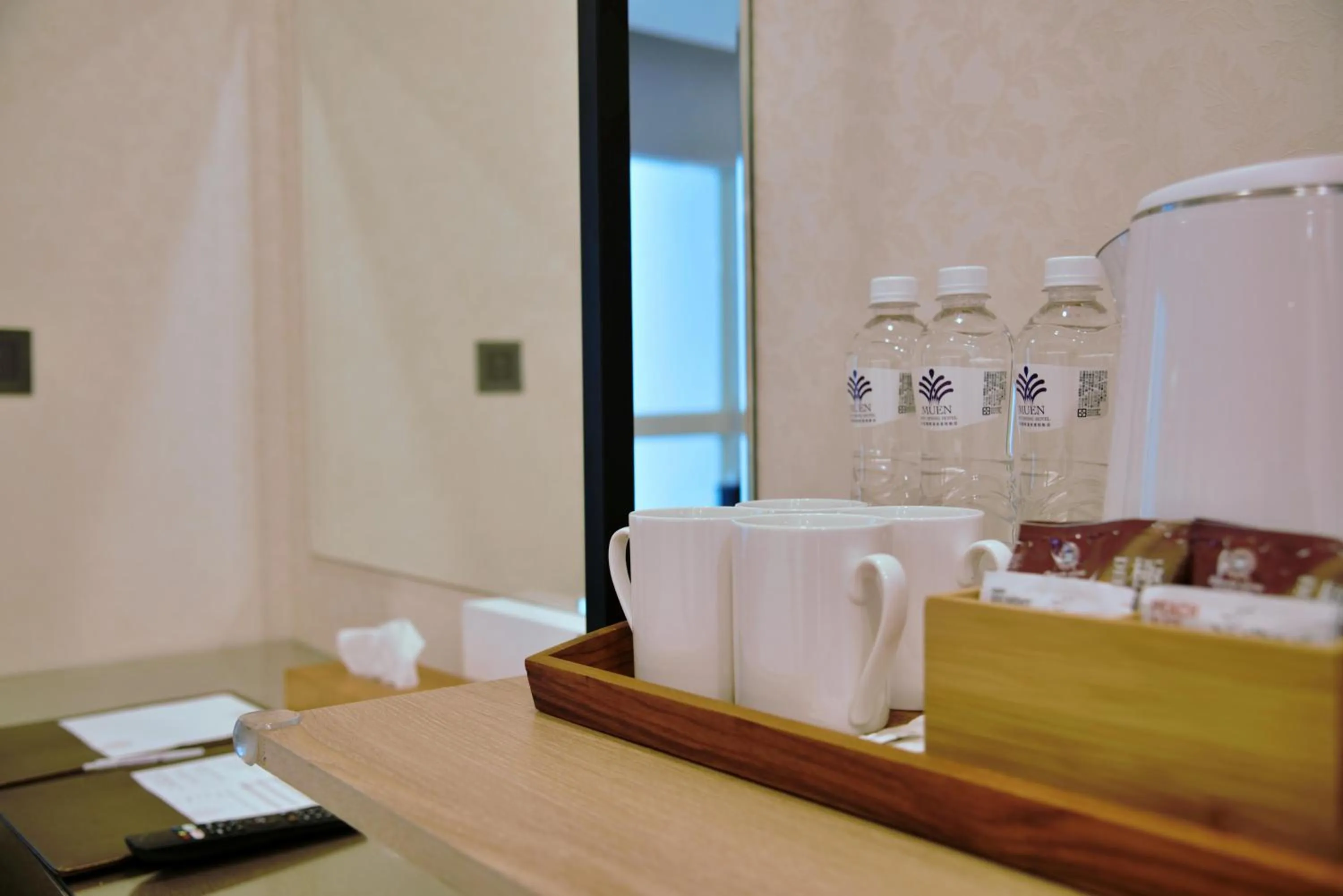 Bed in Muen Yuan Dong Hot Spring Hotel