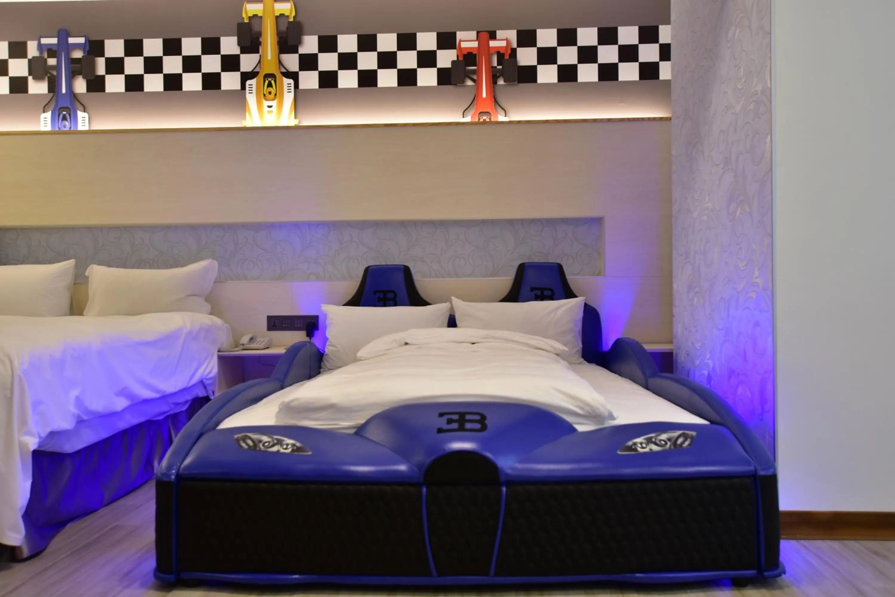 Bed in Muen Yuan Dong Hot Spring Hotel