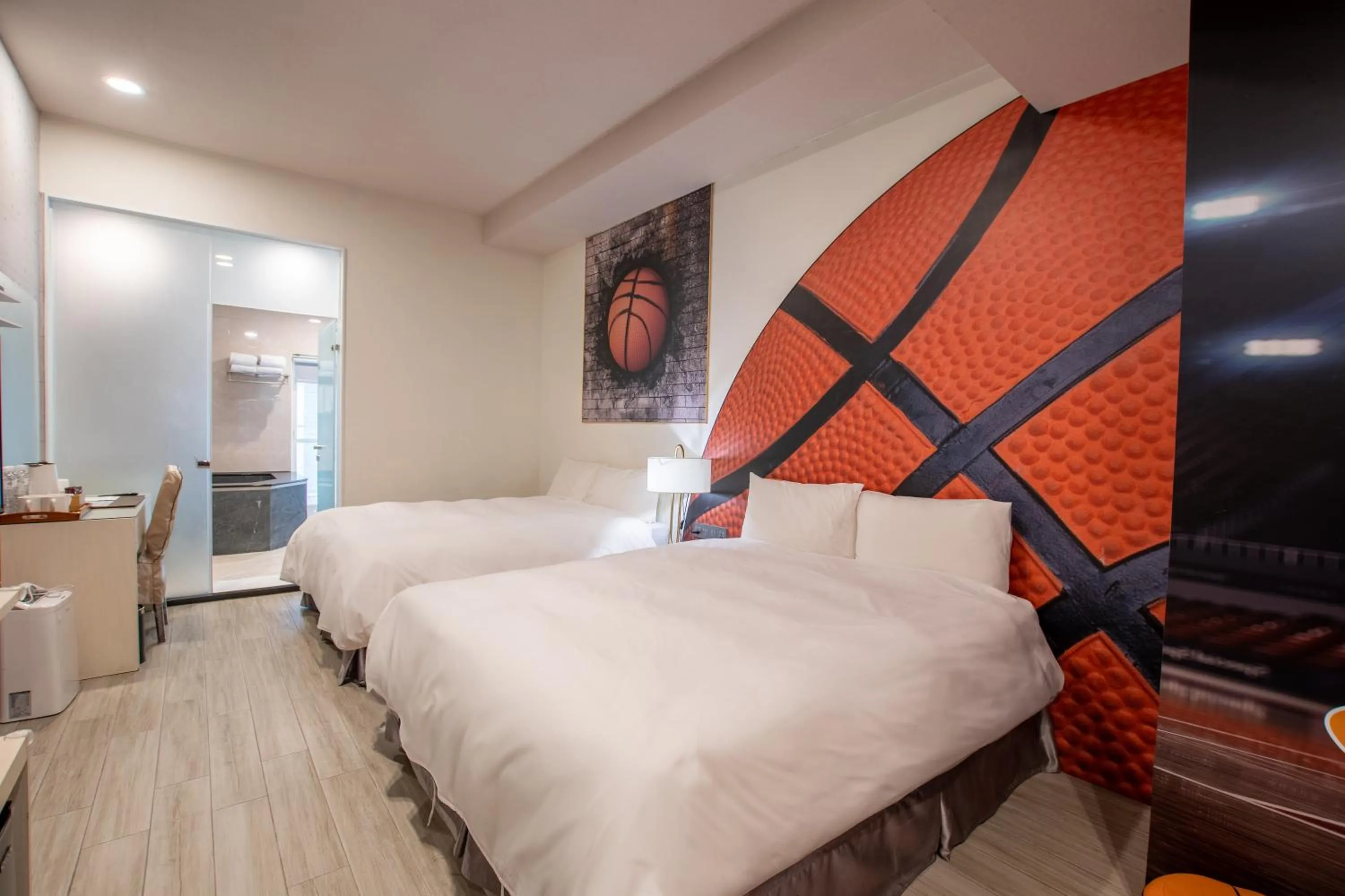 Bed in Muen Yuan Dong Hot Spring Hotel