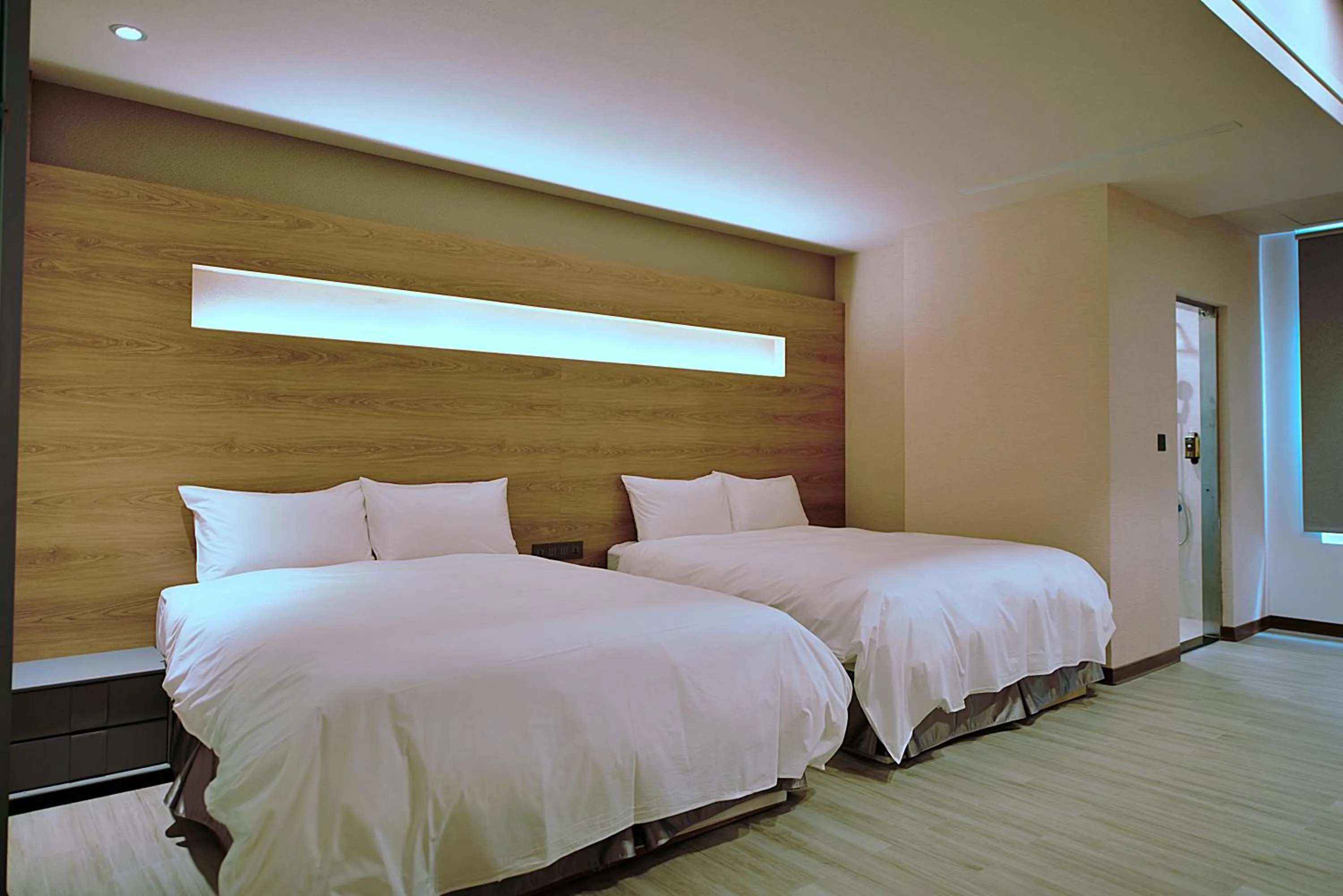 Bed in Muen Yuan Dong Hot Spring Hotel