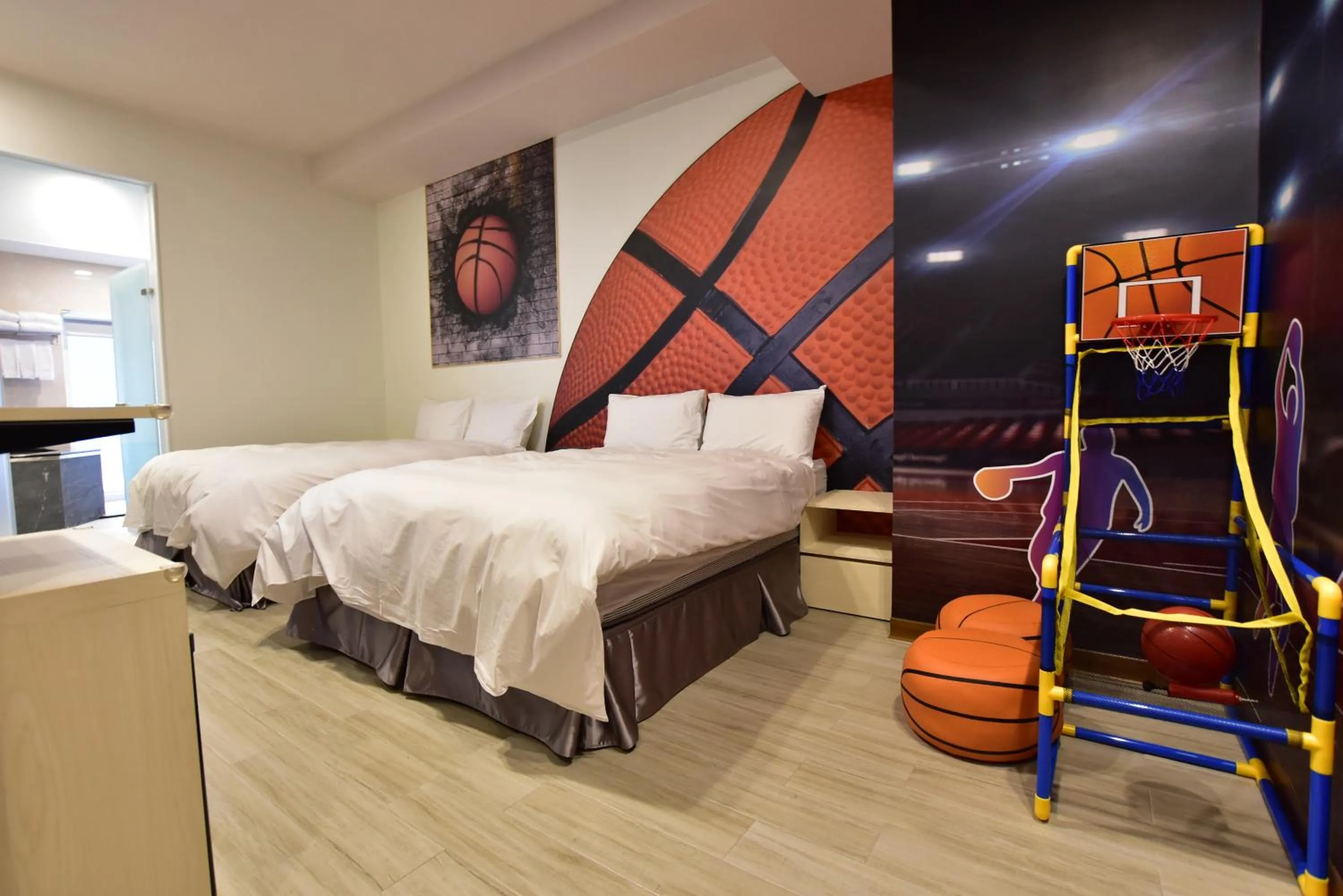 Bed in Muen Yuan Dong Hot Spring Hotel