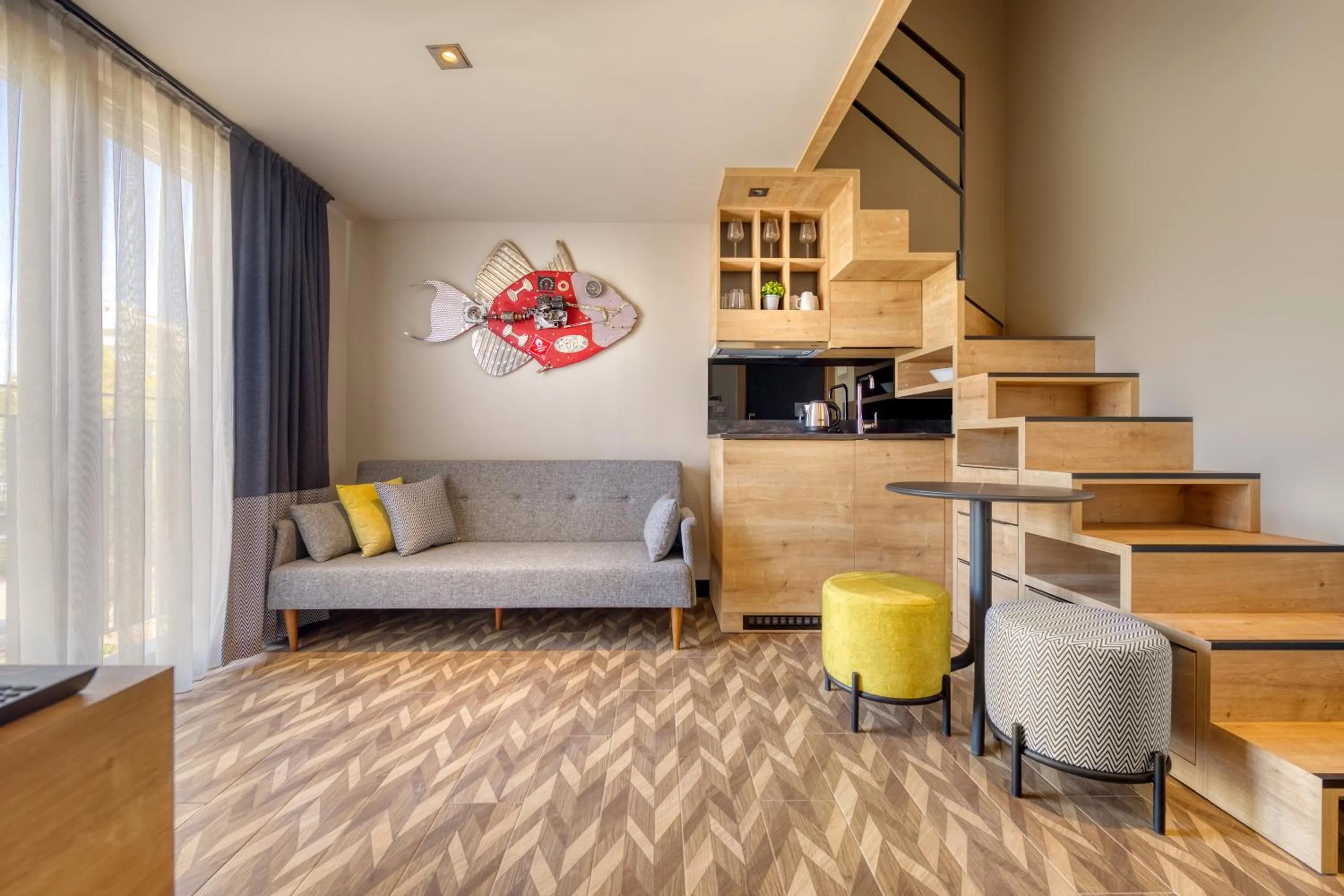 Living room in Trend Suites CYCLE