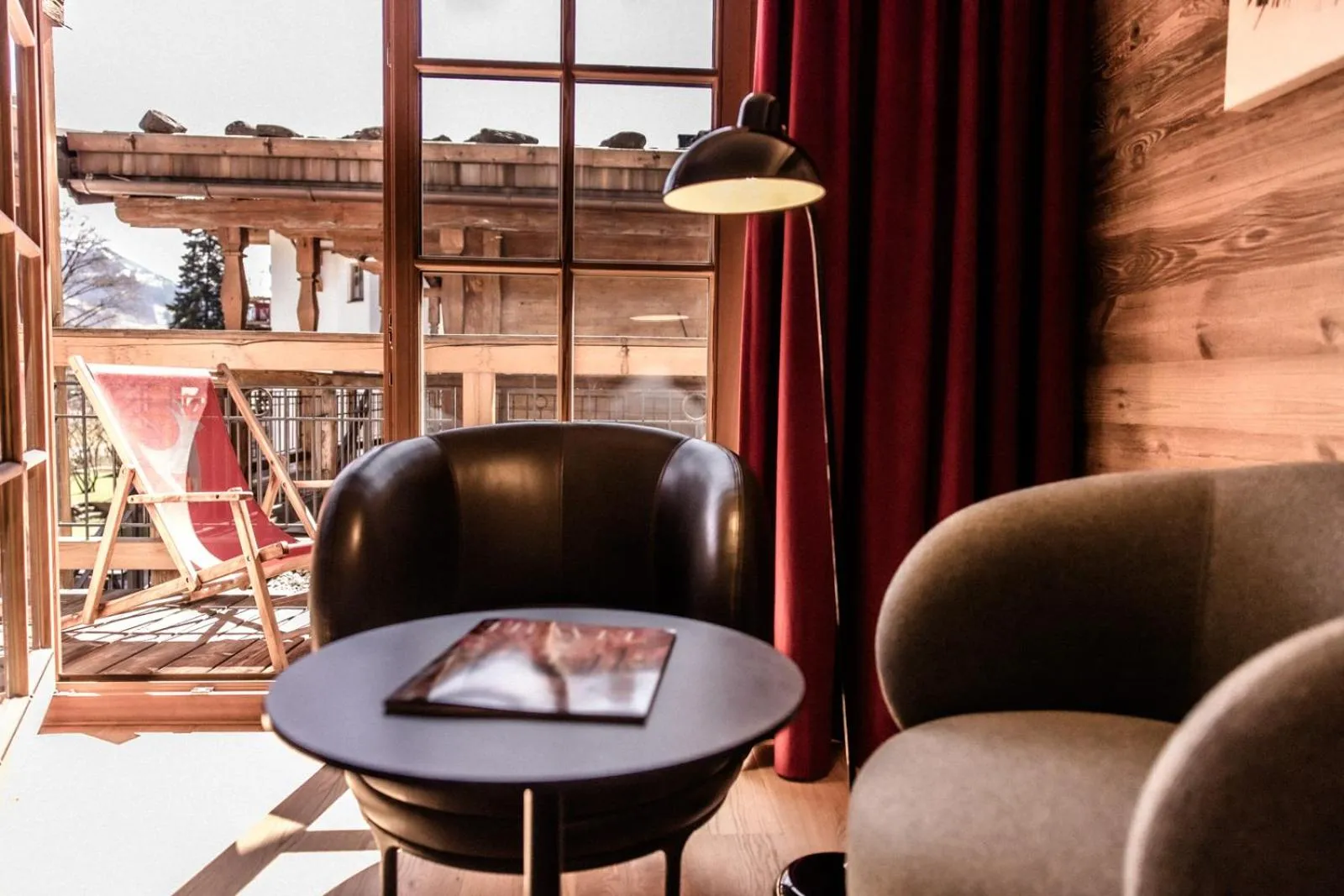 Living room in Kitzhof Mountain Design Resort, 4 Sterne Superior