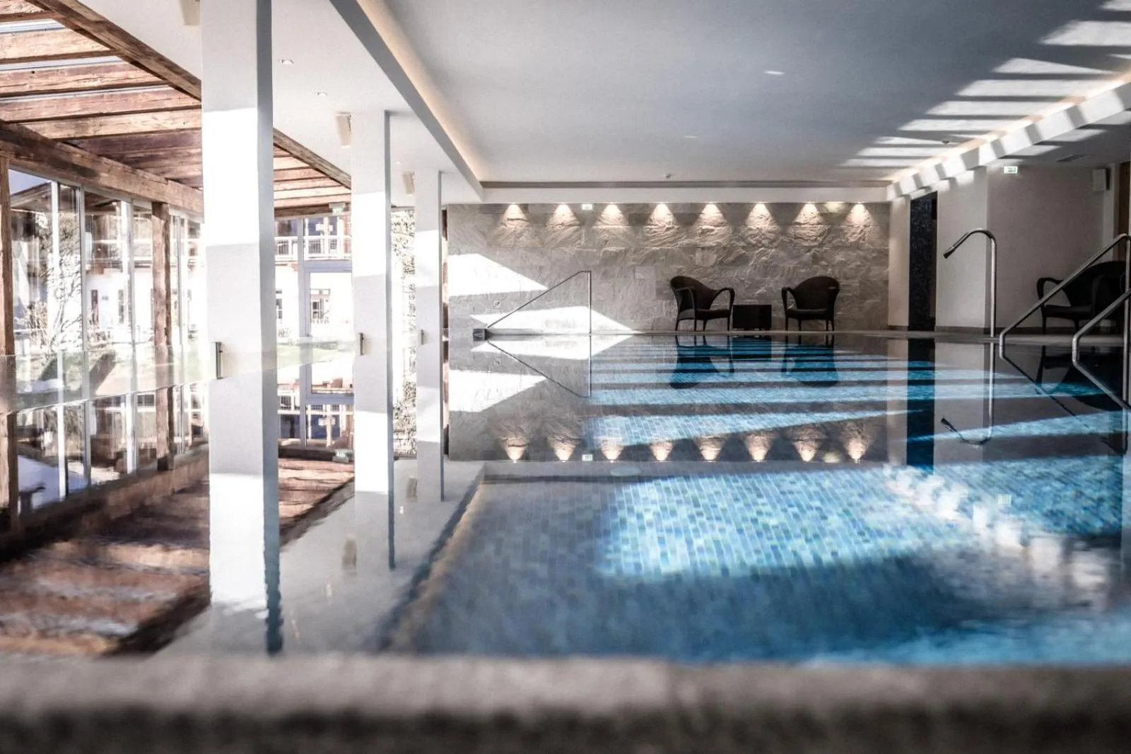 Swimming pool in Kitzhof Mountain Design Resort, 4 Sterne Superior