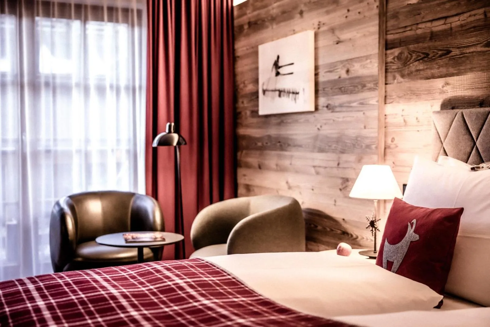 Bedroom, Bed in Kitzhof Mountain Design Resort, 4 Sterne Superior