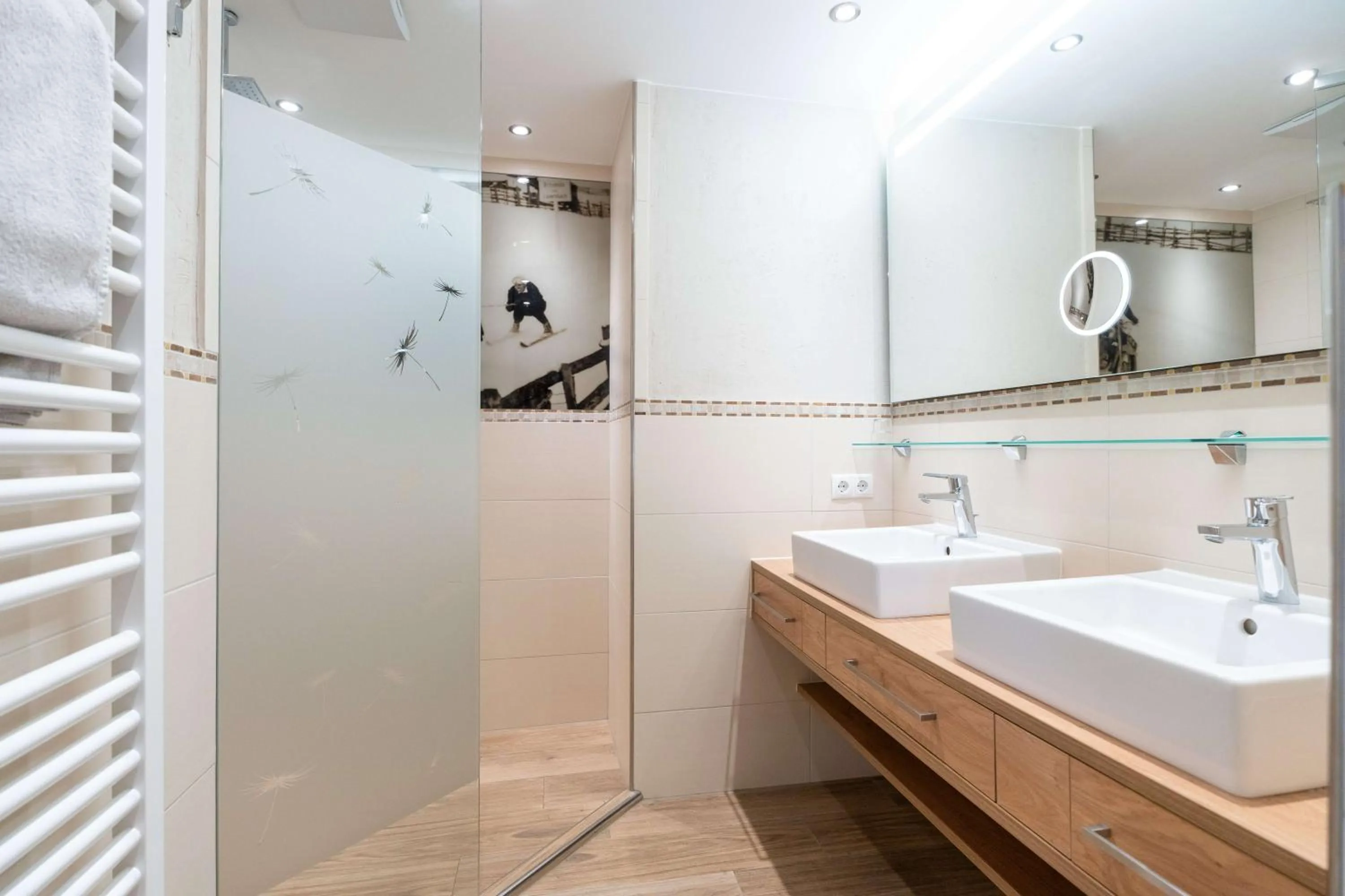 Bathroom in das Alois 4 Sterne Superior