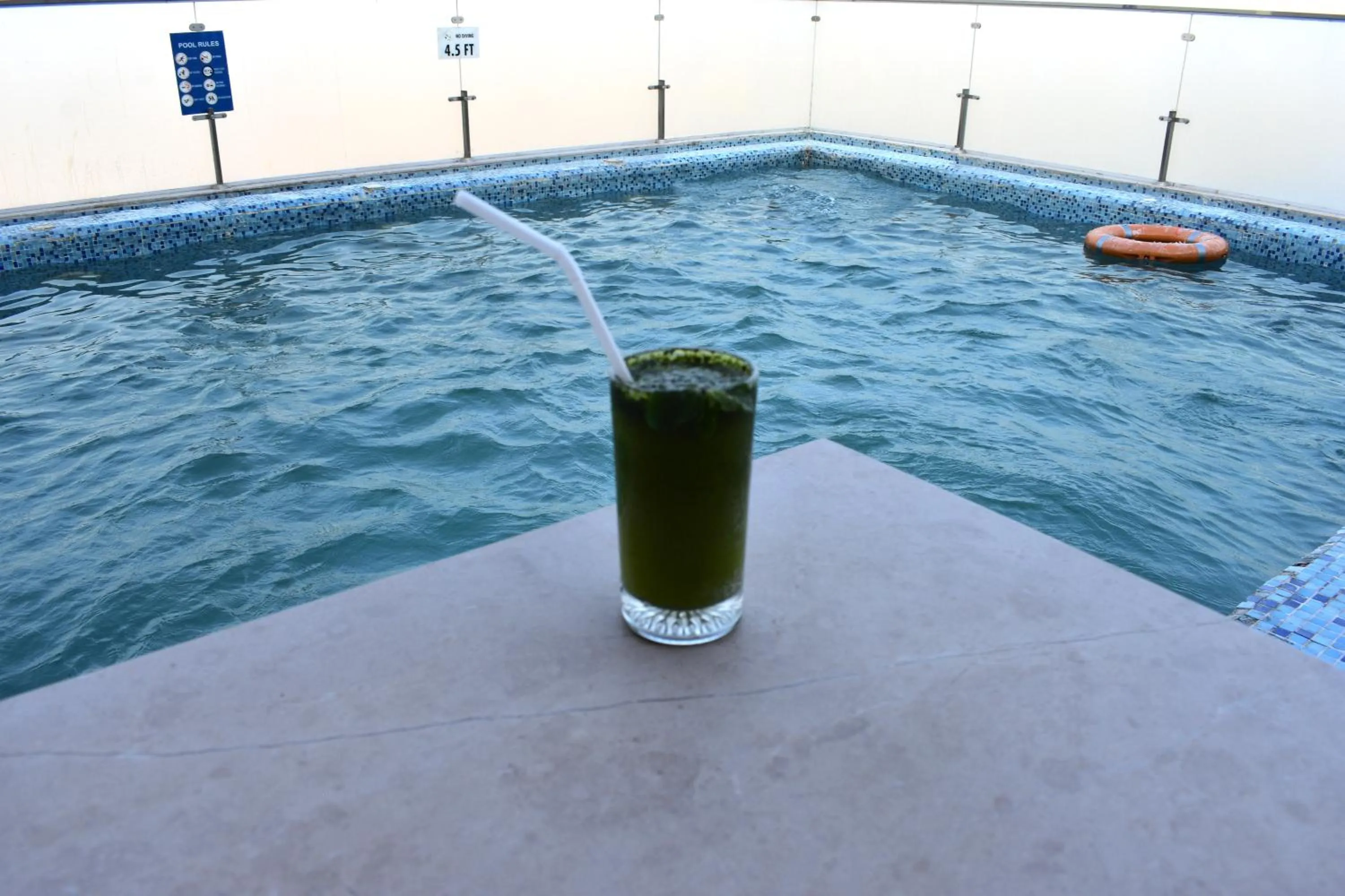 Swimming pool in Faletti's Grand Hotel Multan
