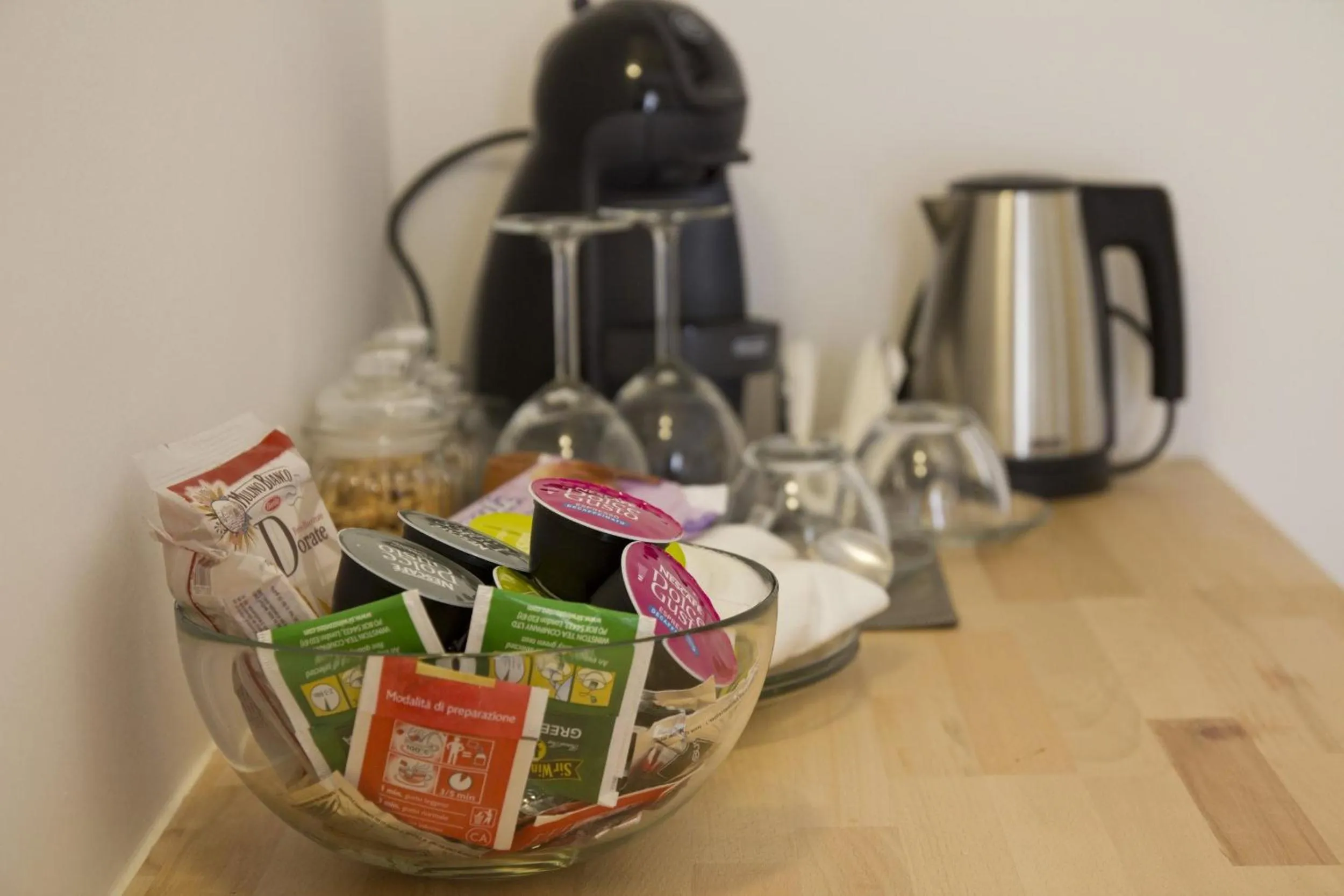 Food and drinks in B&B Lame 57