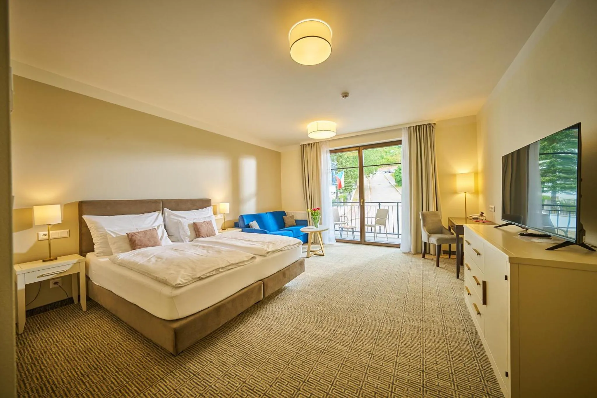 Bedroom, Bed in Wellness Hotel Queens