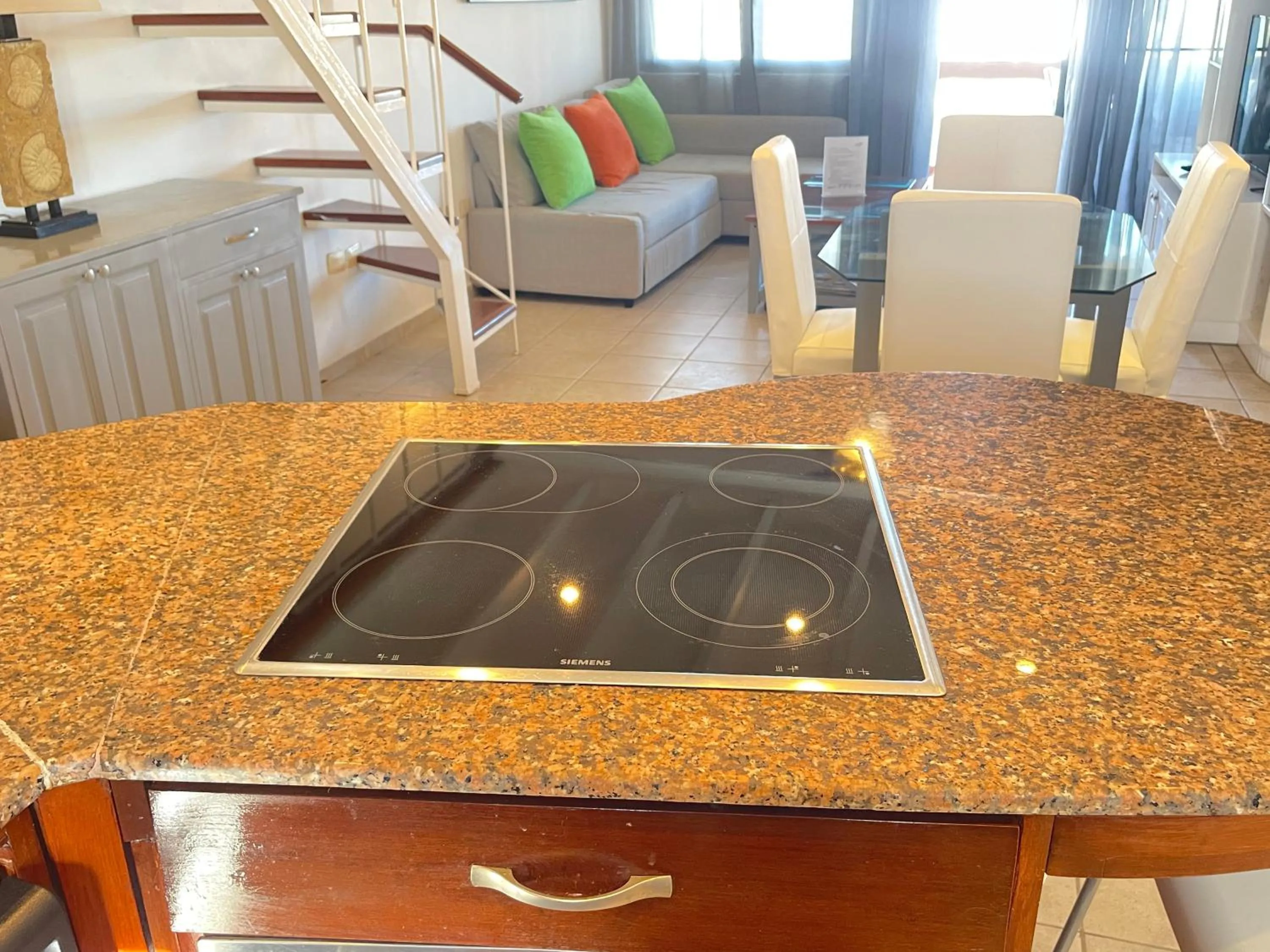 Kitchen or kitchenette in Stanza Mare Beach Front