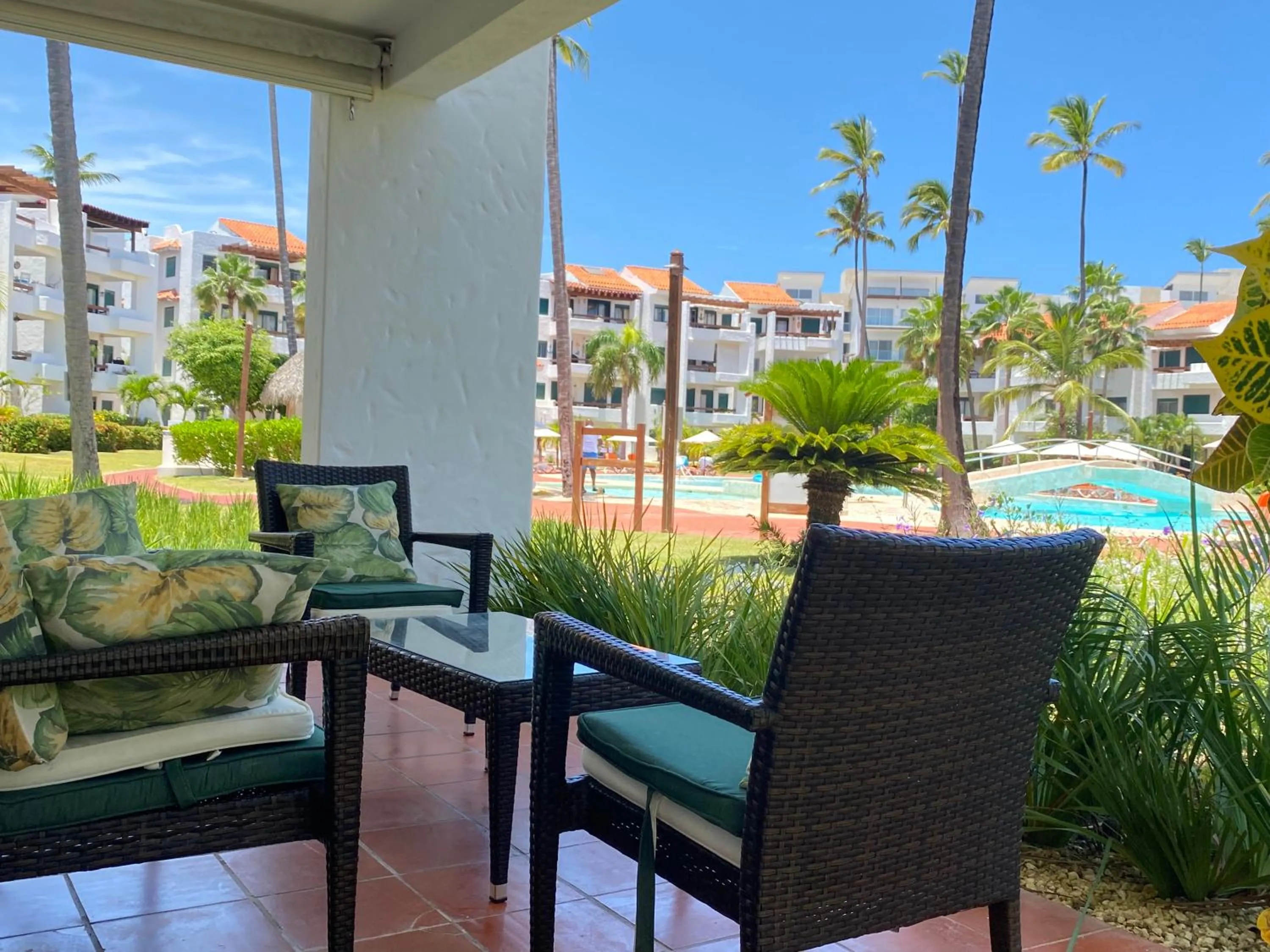 Patio in Stanza Mare Beach Front