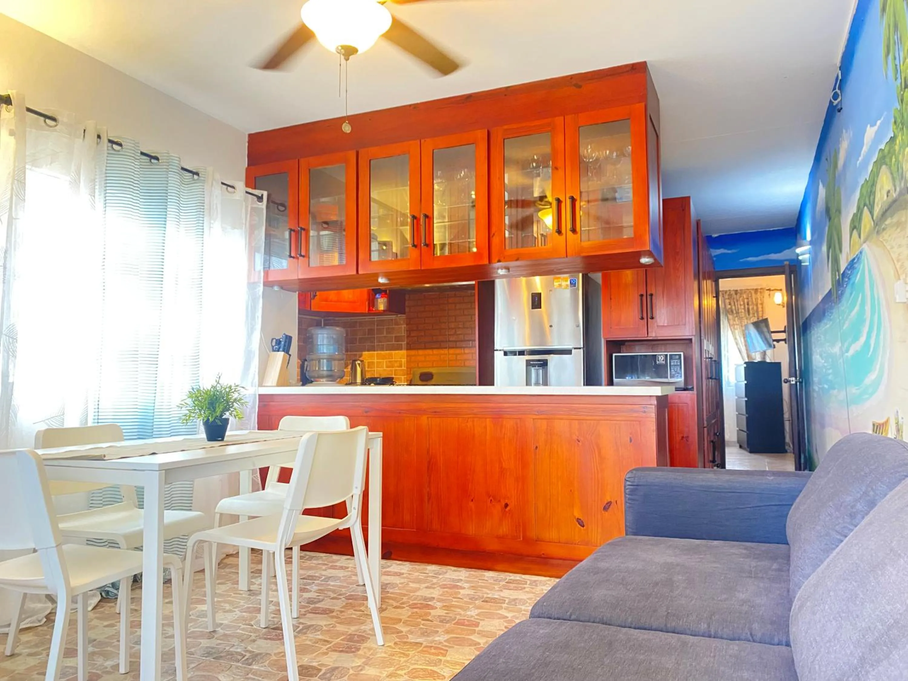 Kitchen or kitchenette in Stanza Mare Beach Front
