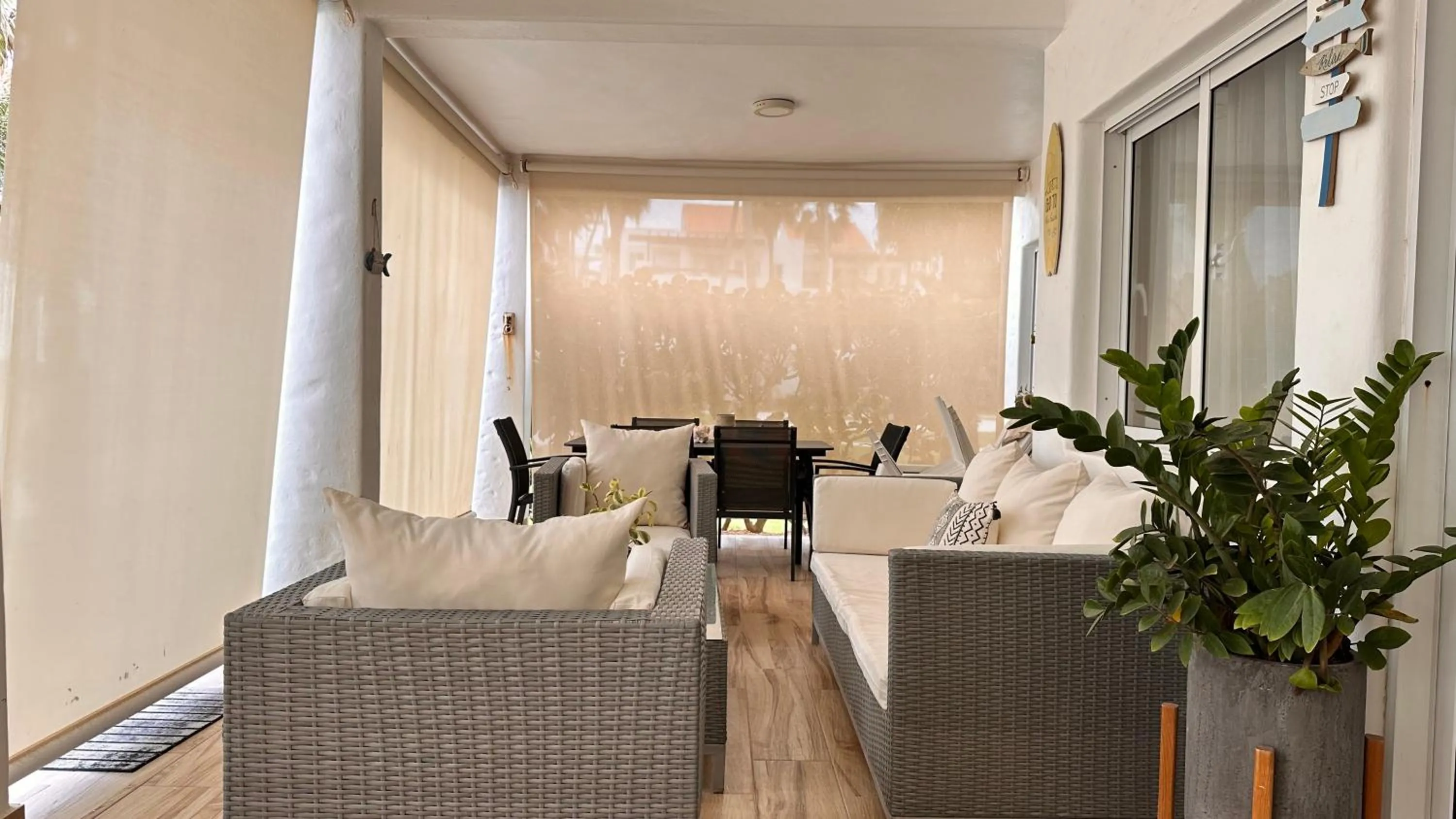 Balcony/Terrace in Stanza Mare Beach Front