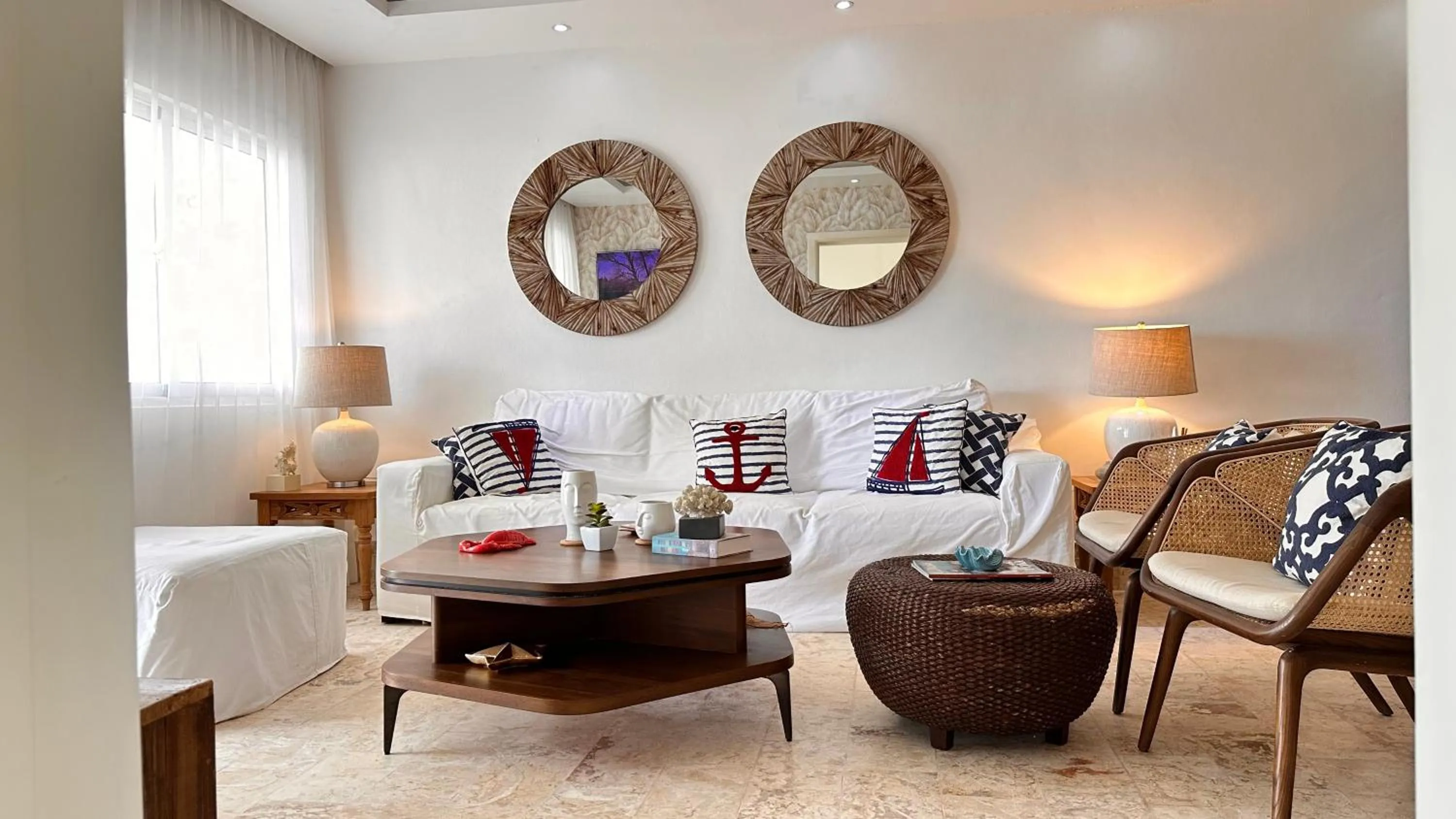 Living room in Stanza Mare Beach Front