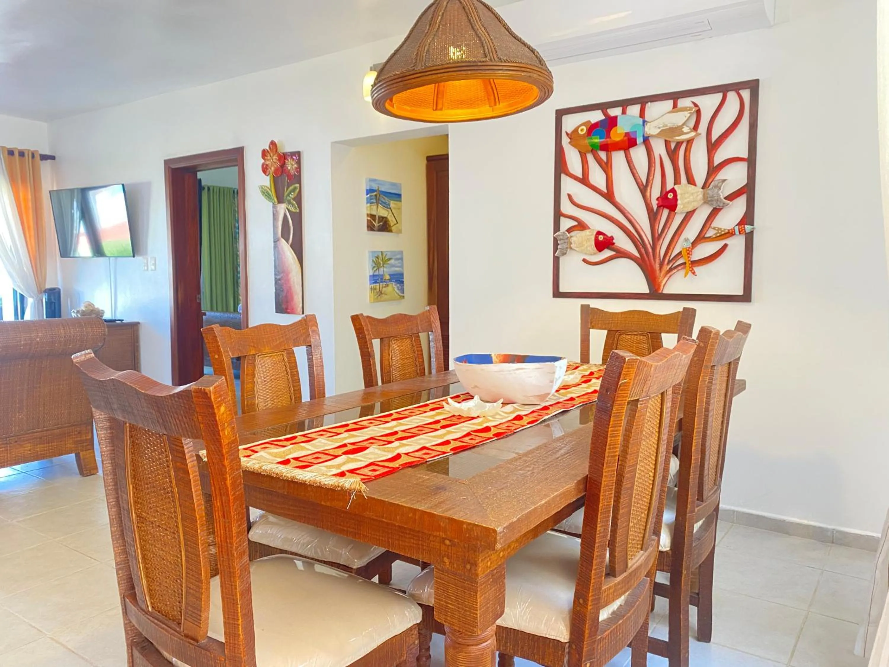 Dining area in Stanza Mare Beach Front