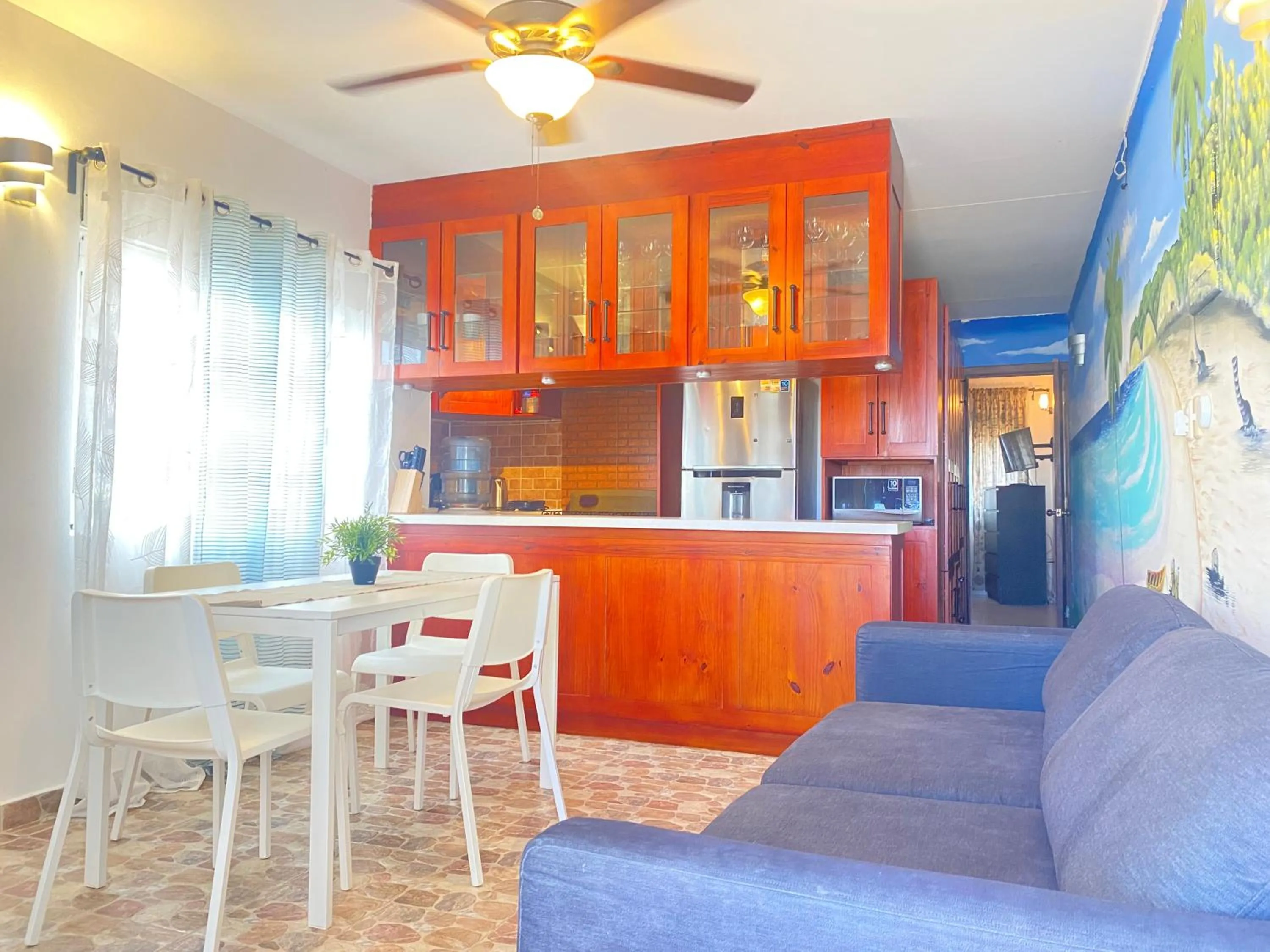 Kitchen or kitchenette in Stanza Mare Beach Front