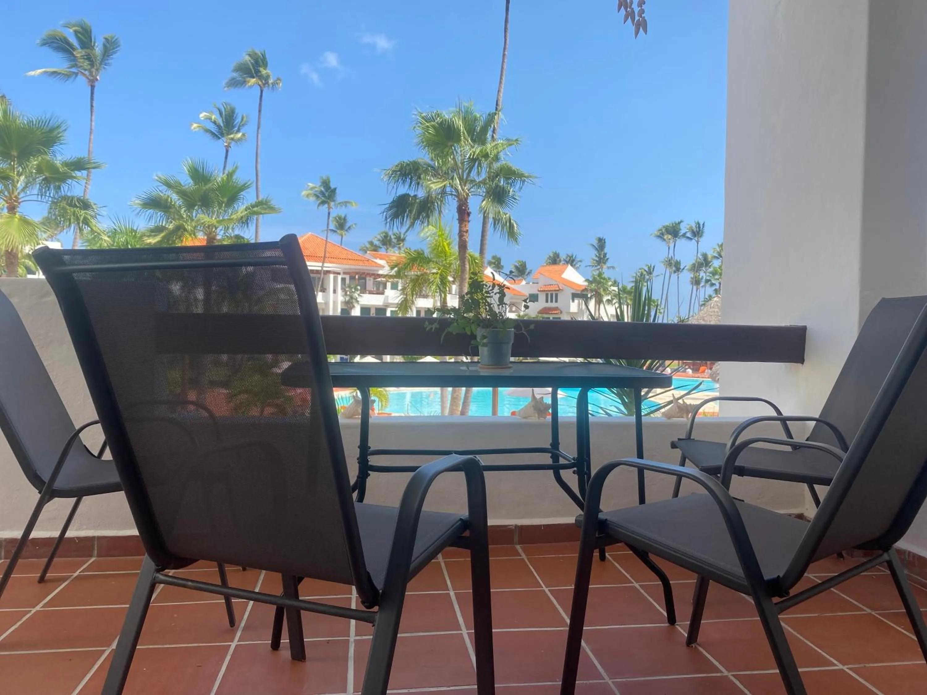 Balcony/Terrace in Stanza Mare Beach Front