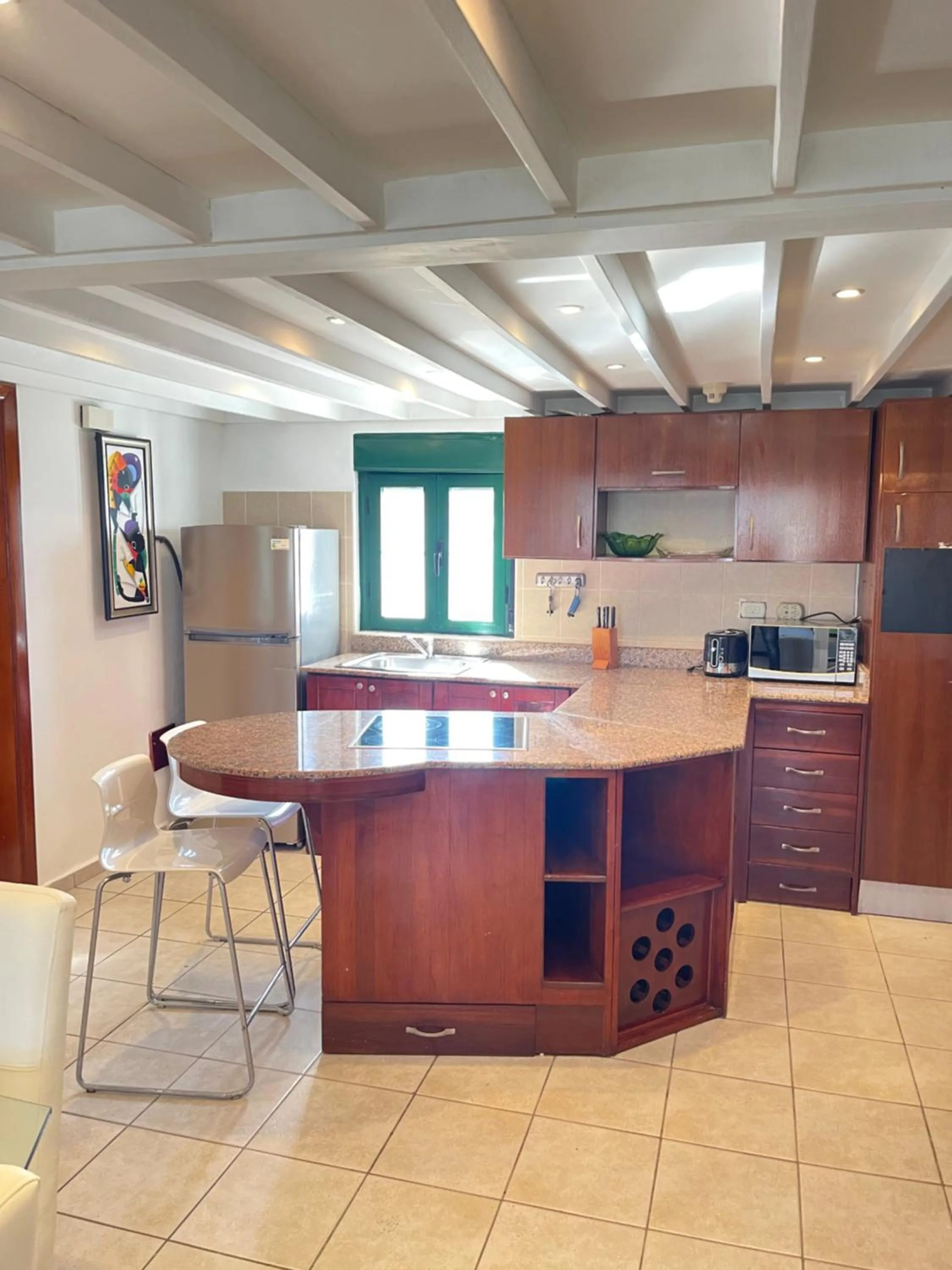 Kitchen or kitchenette in Stanza Mare Beach Front
