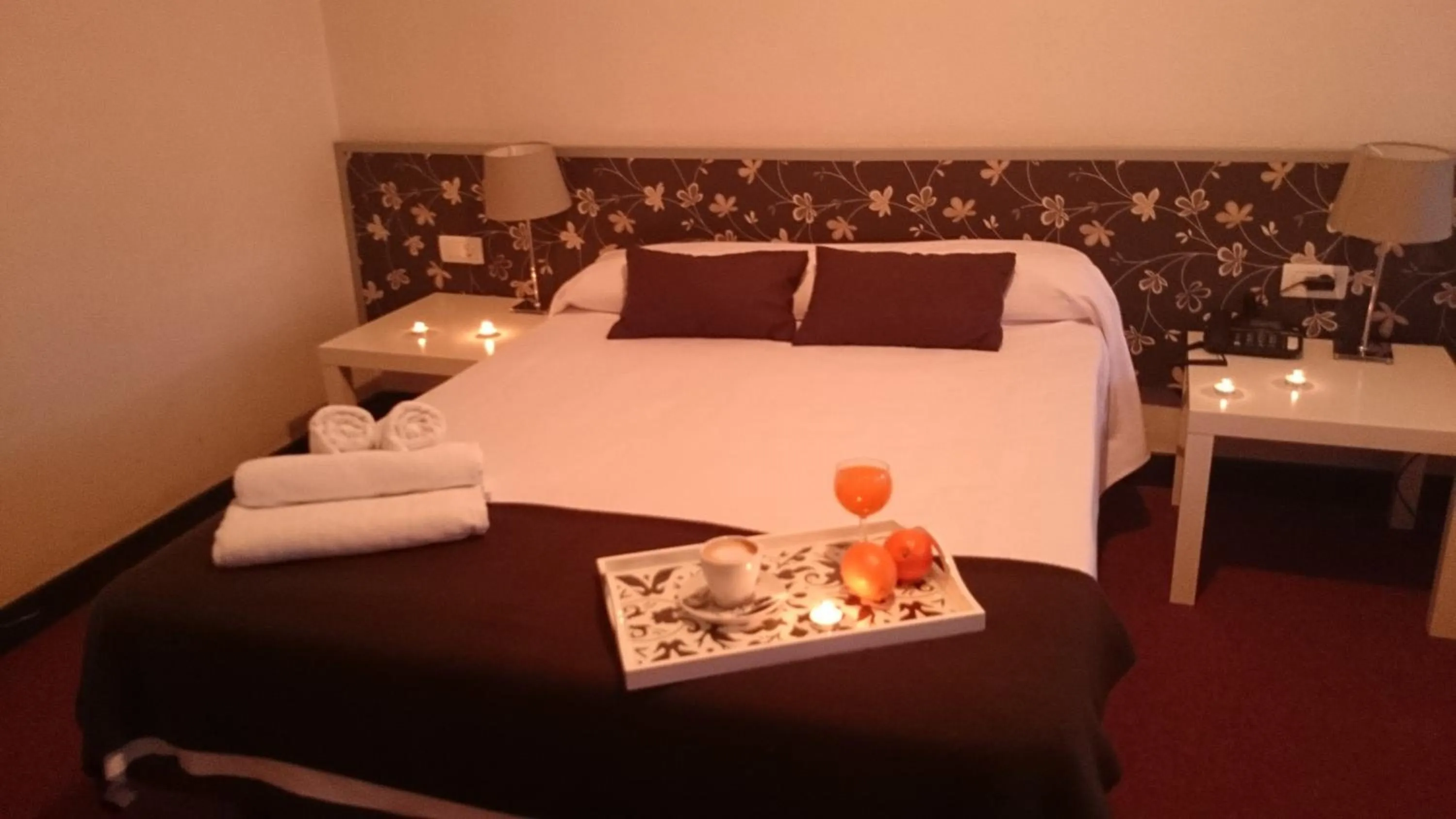 Bed in Hotel San Blas