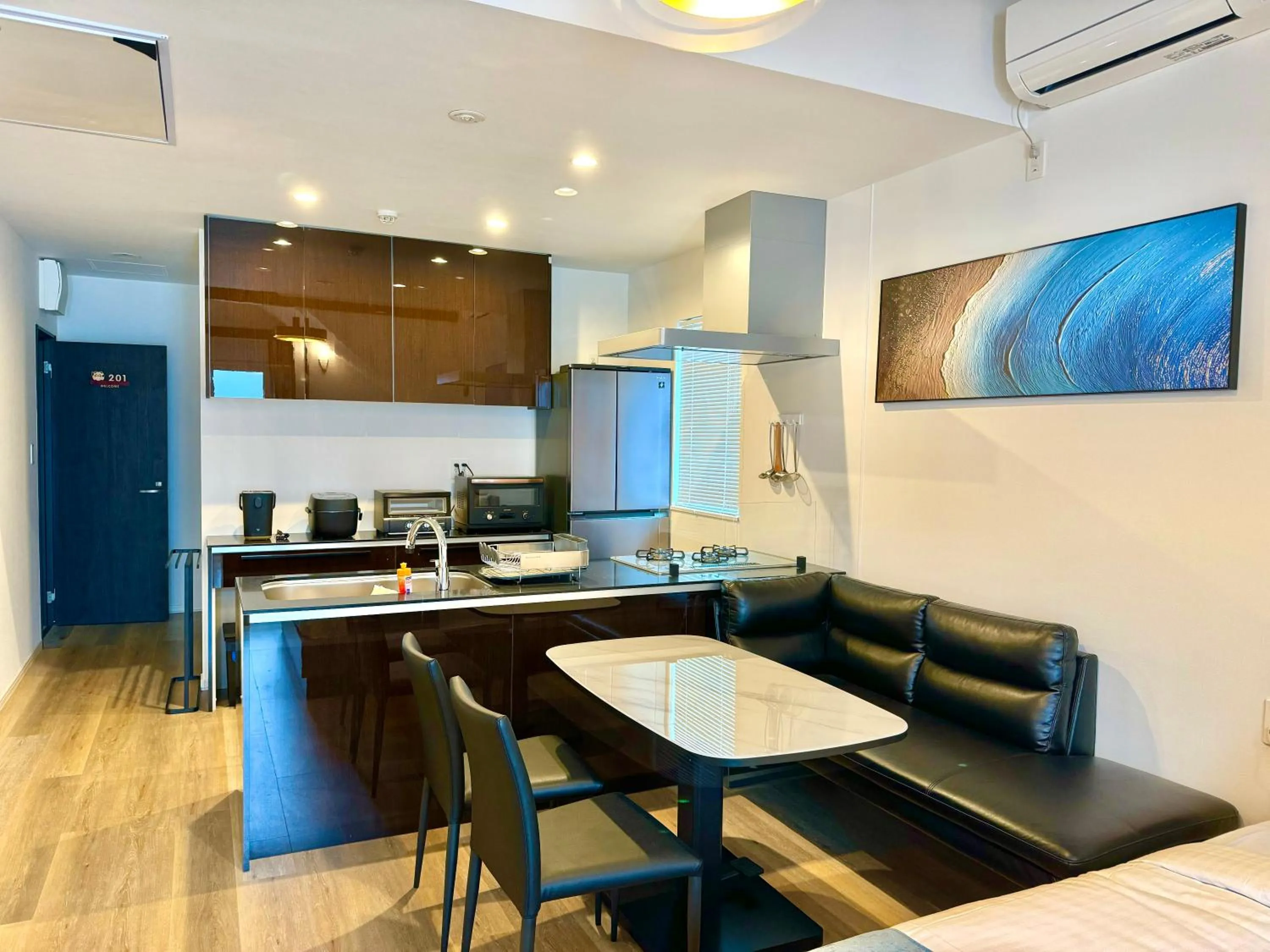 Kitchen or kitchenette in Otaru Geihinkan