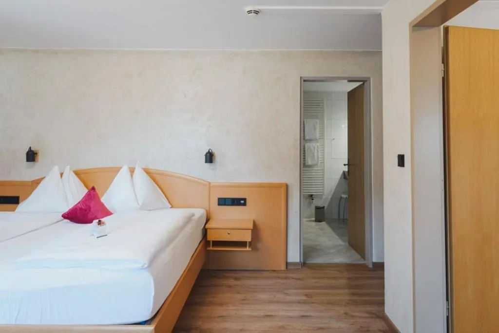 Bed in Boutiquehotel Acherl