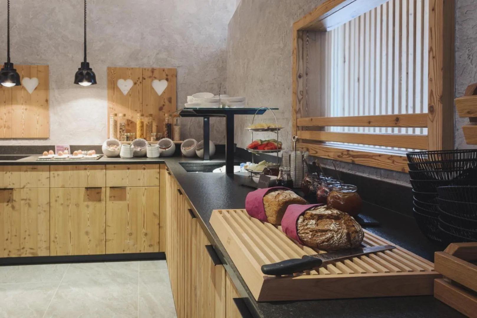 Buffet breakfast in Hotel Acherl